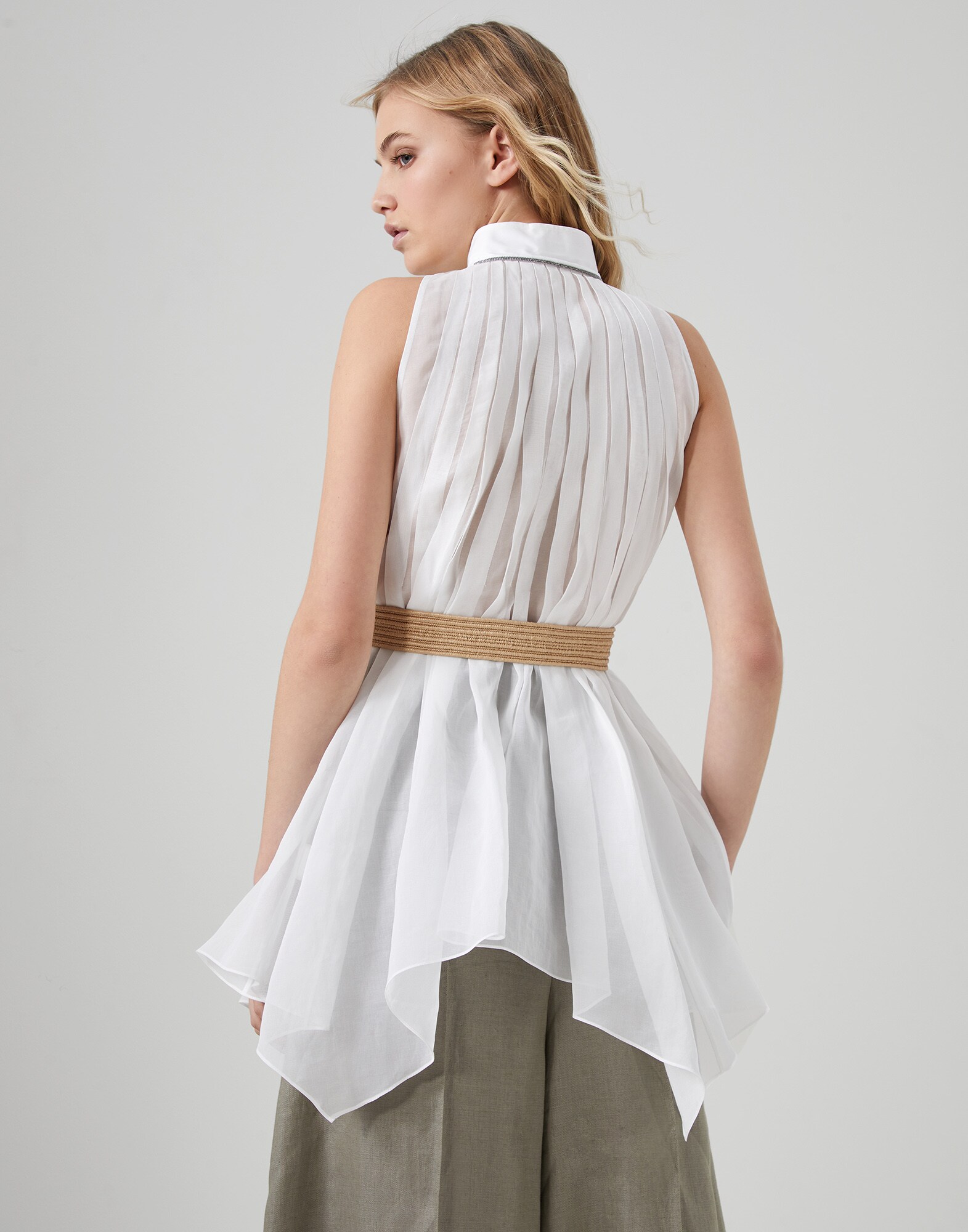 Silk Shirt - Back view