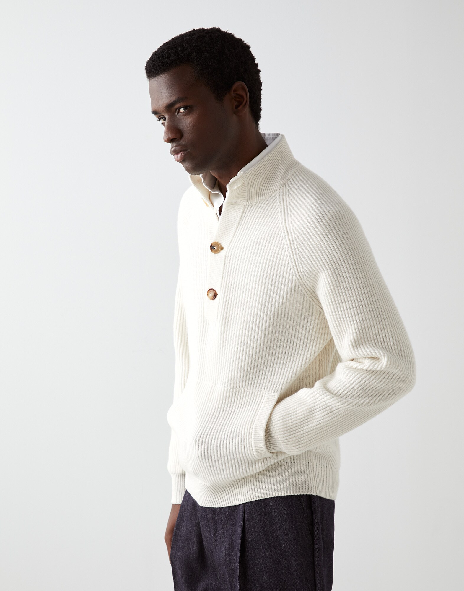 Polo-Style Sweater - Front view