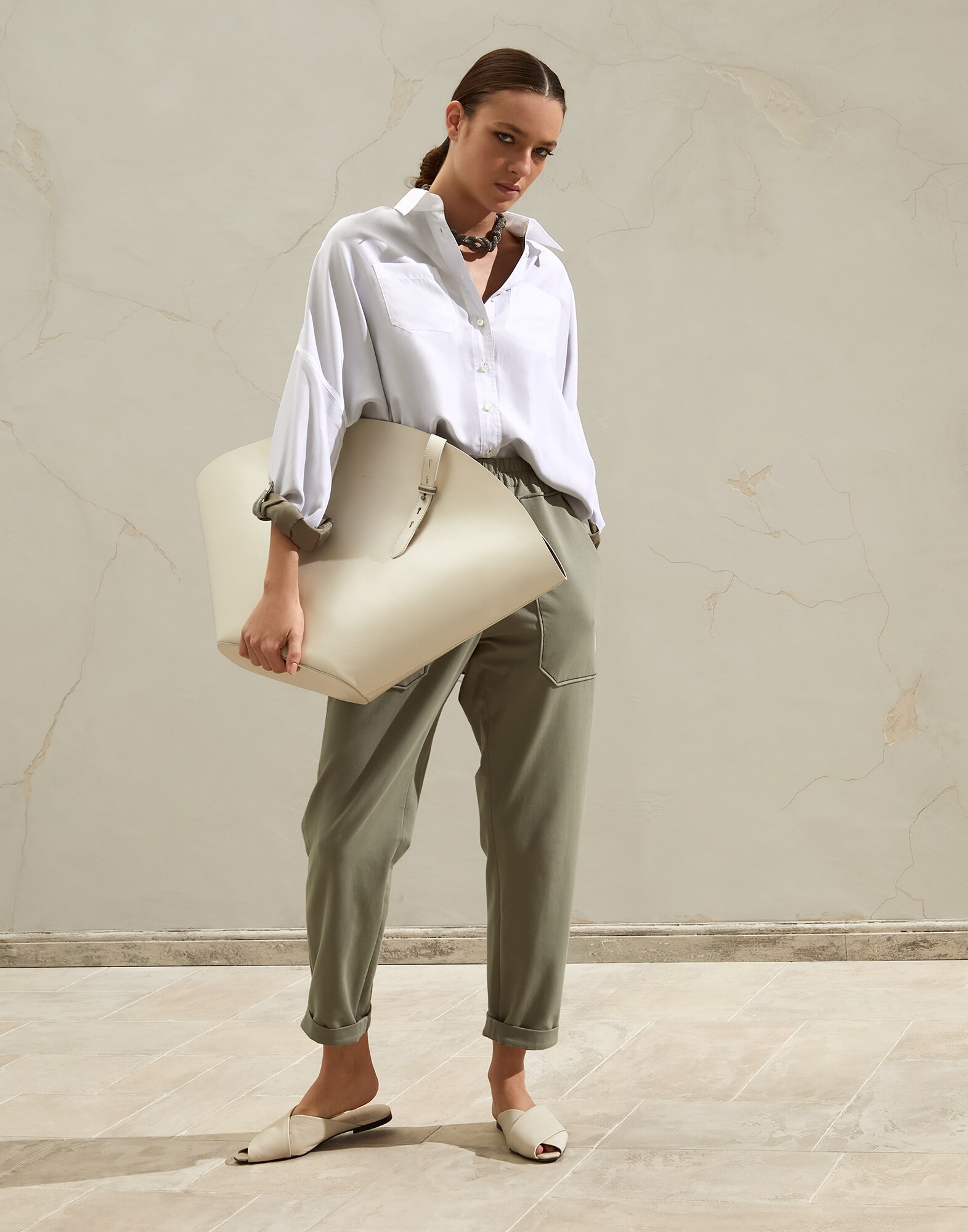 Silk Shirt - Full look