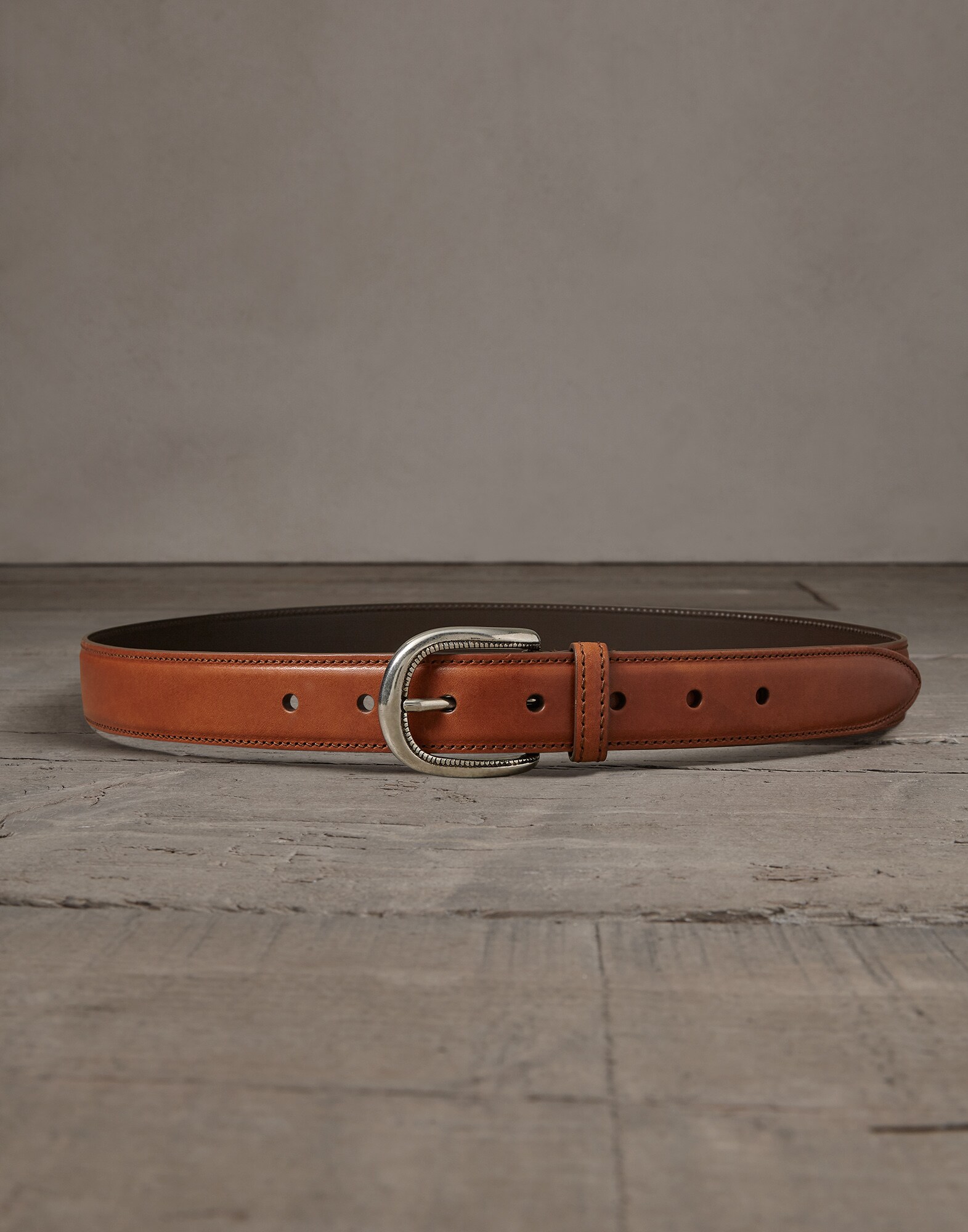 Belt Cognac Man 0 - Brunello Cucinelli