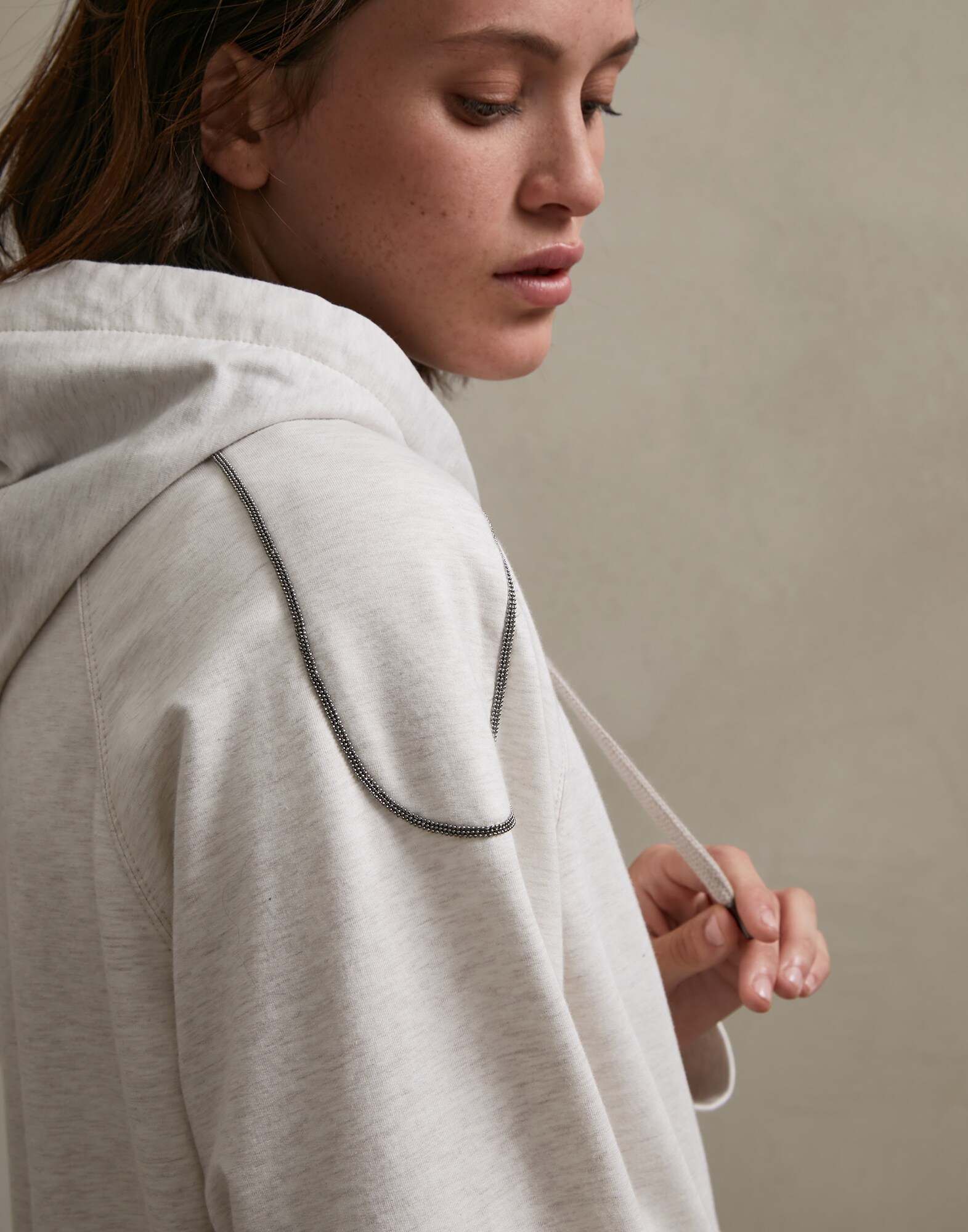 Sweatshirt Oat Woman 3 - Brunello Cucinelli