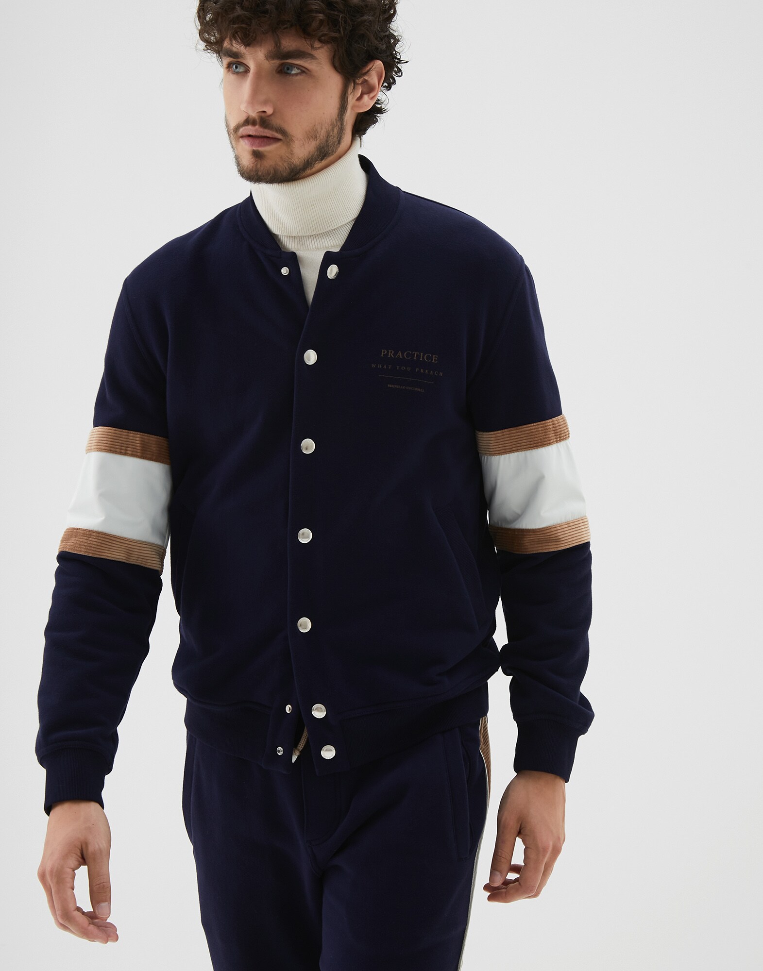 Sweatshirt Cobalt Man 1 - Brunello Cucinelli