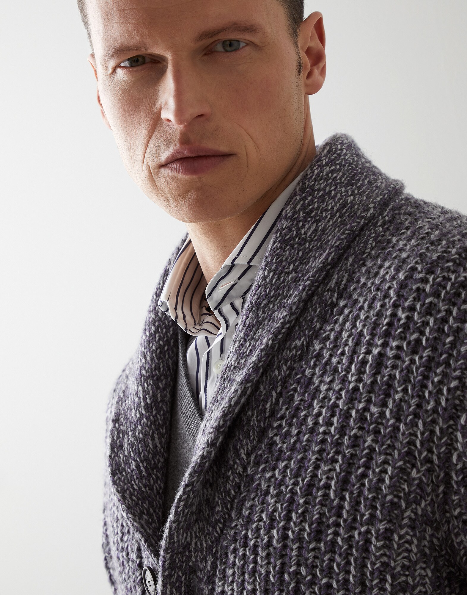 Button-front Cardigan - Detail view