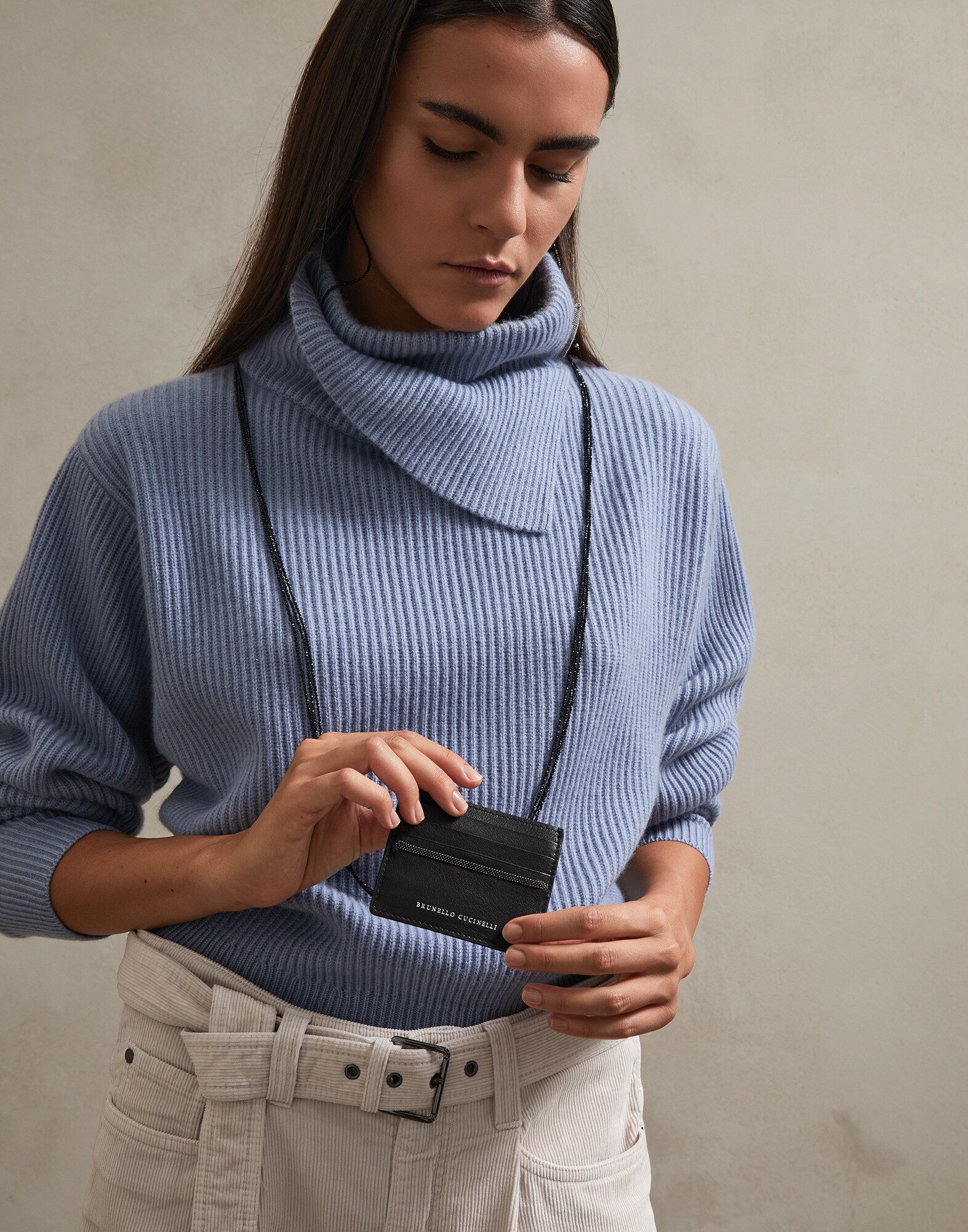 Card Holder Black Woman 3 - Brunello Cucinelli