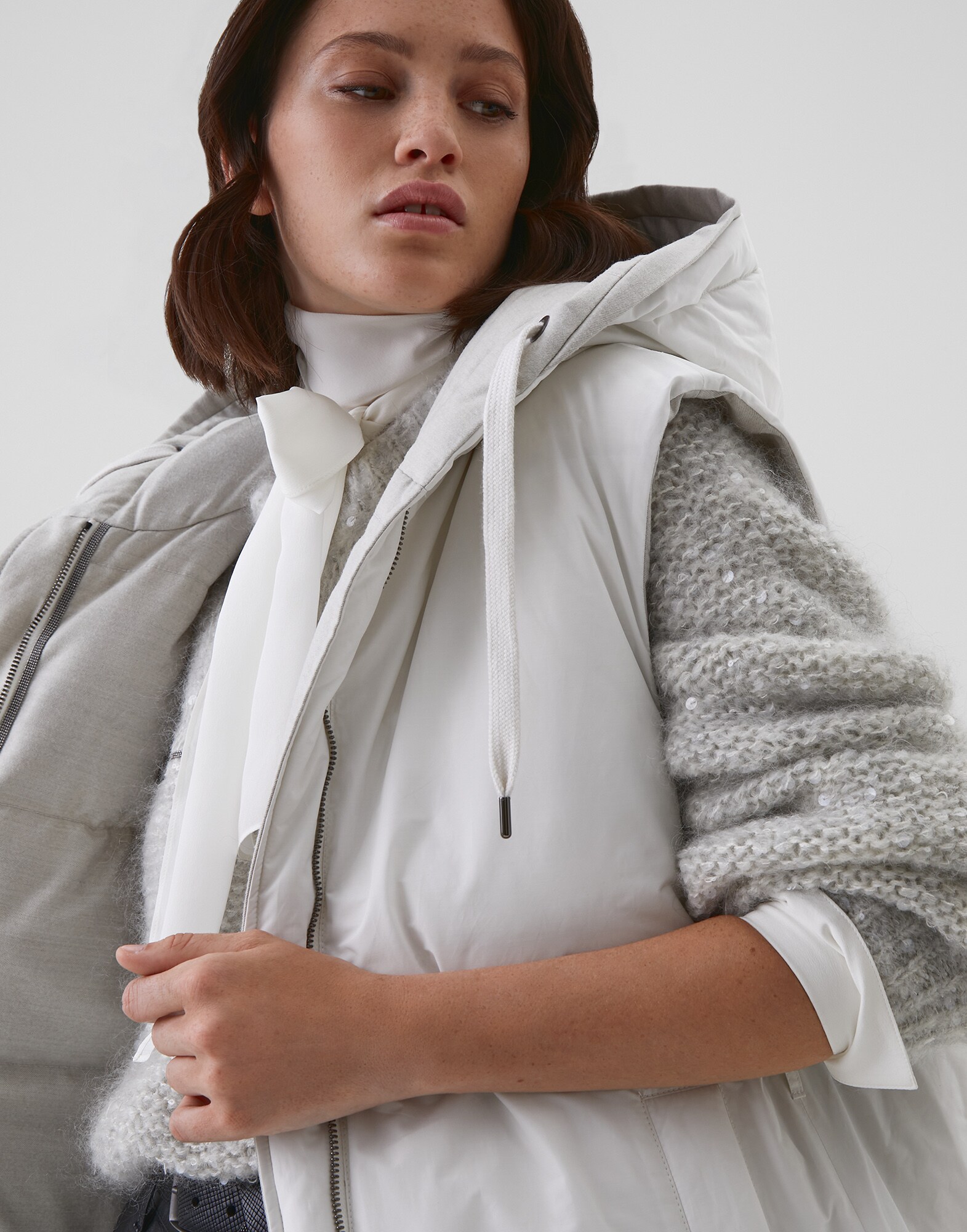 Down Sleeveless Jacket - Detail view