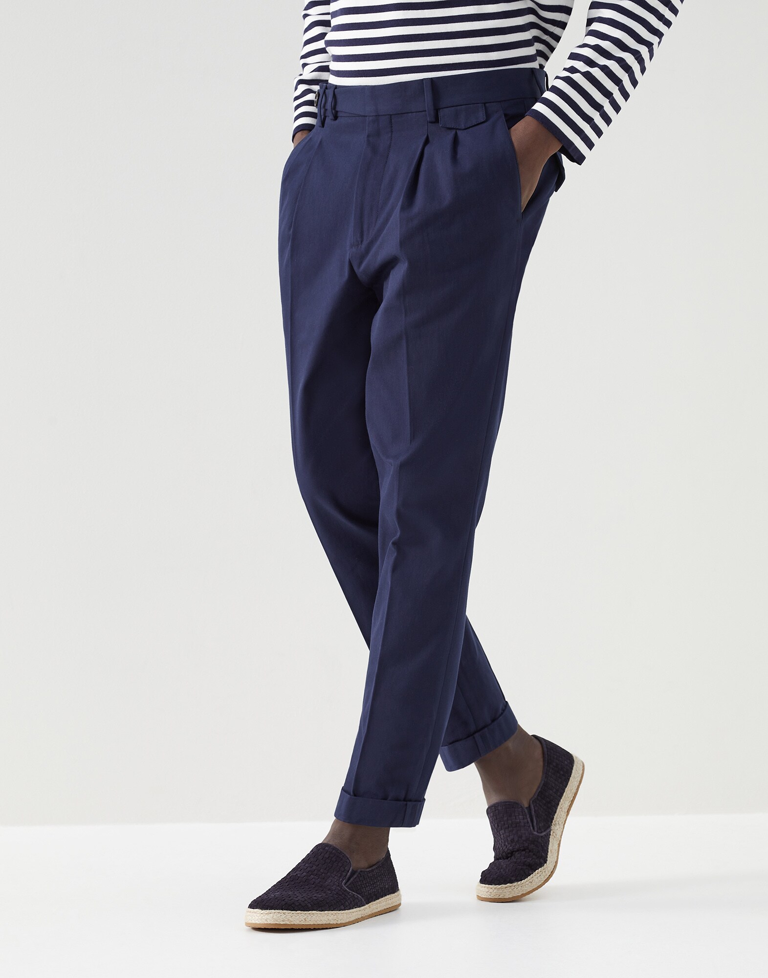 Gabardine trousers