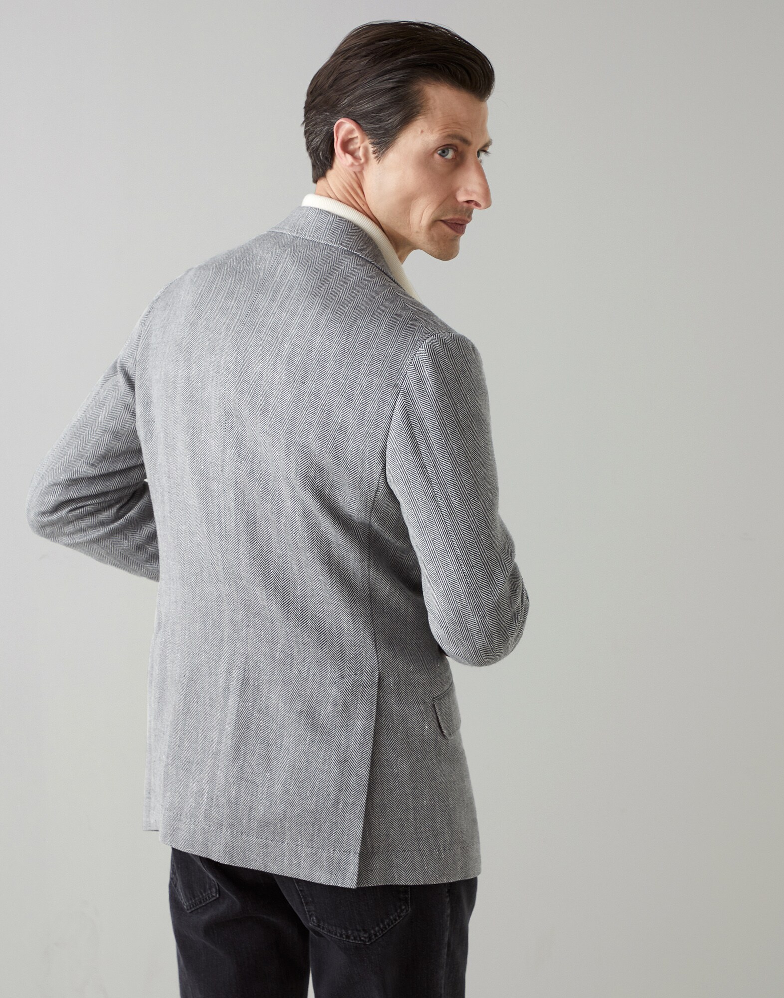 Single Breasted Blazer - Back view