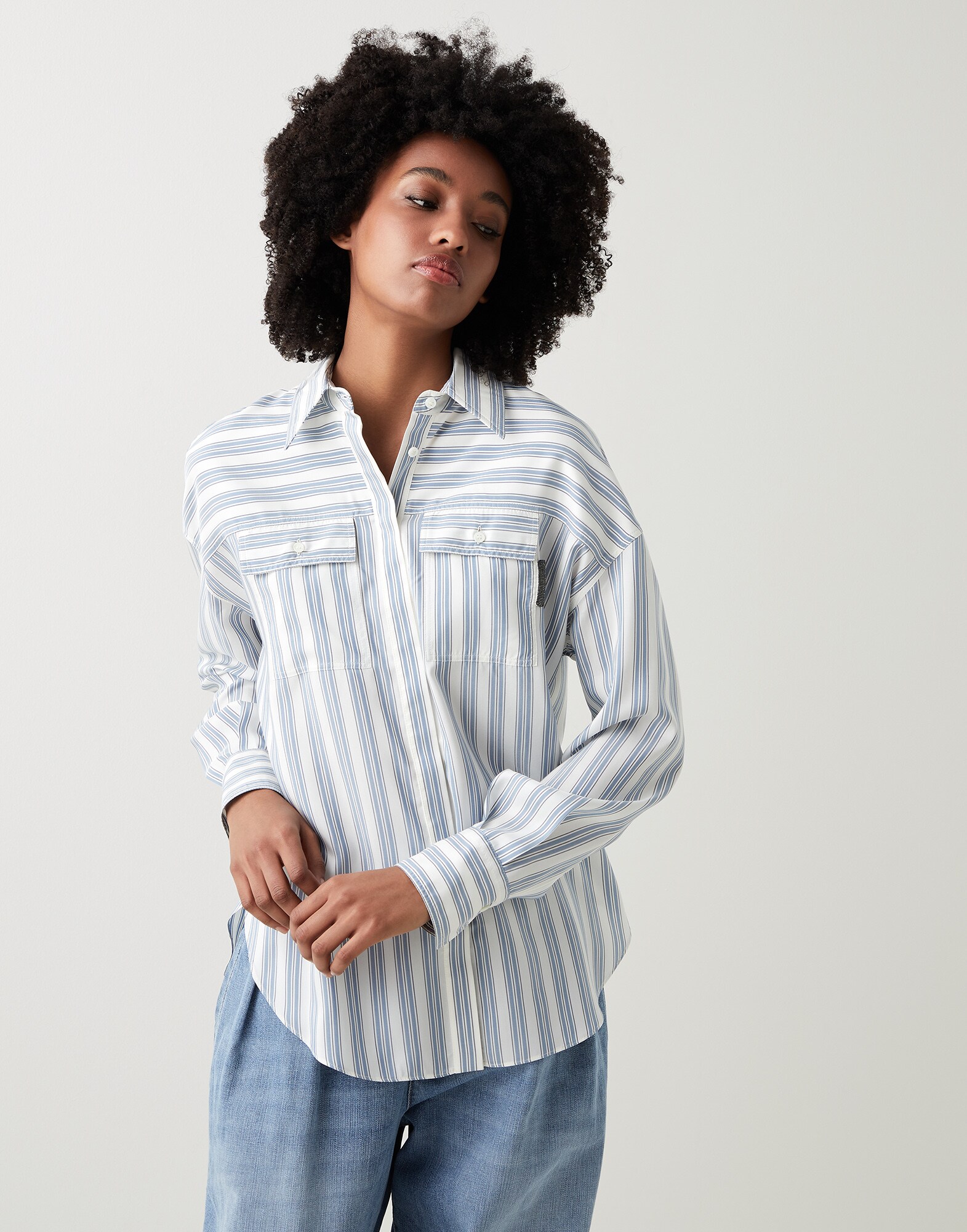Silk Shirt - Front view