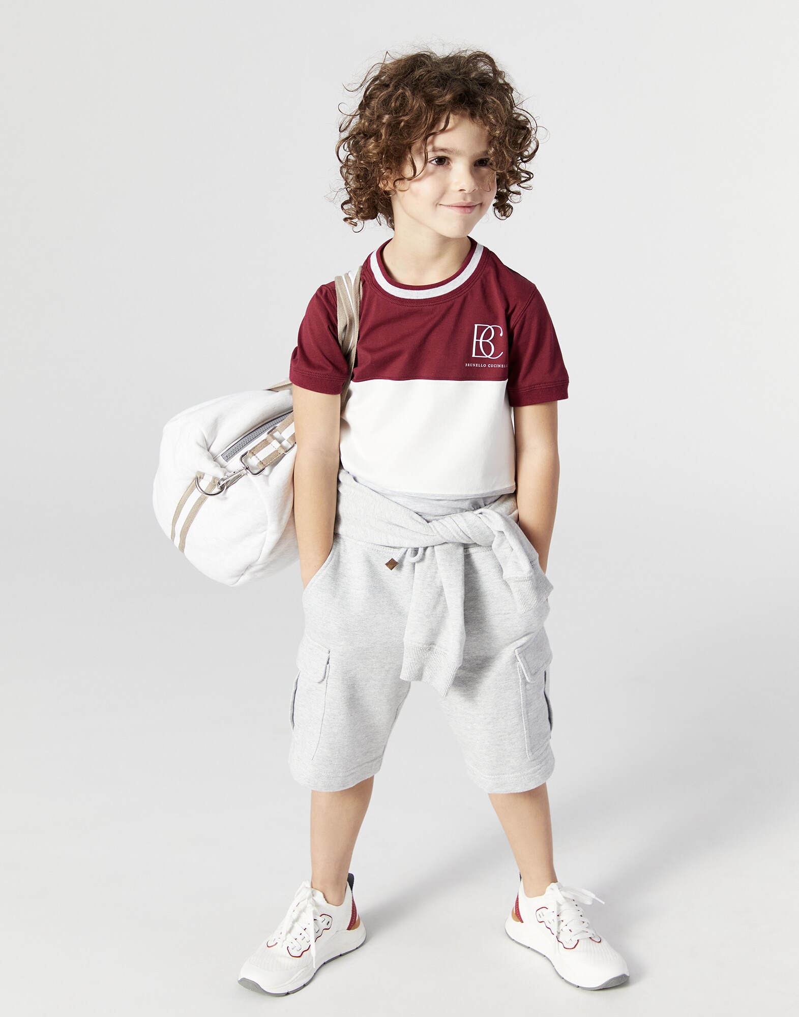 French terry Bermuda shorts