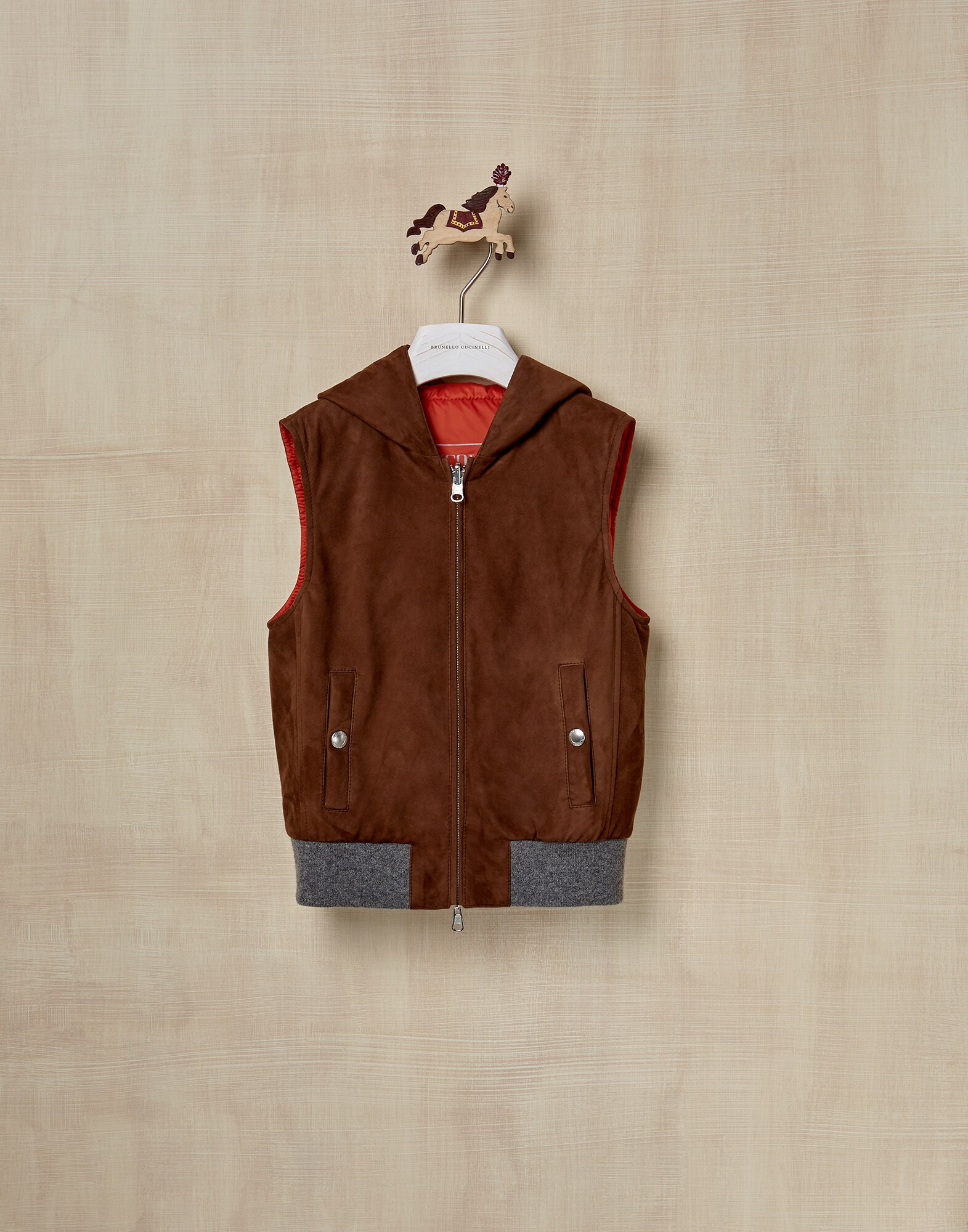 Leather Crumble Boy 0 - Brunello Cucinelli