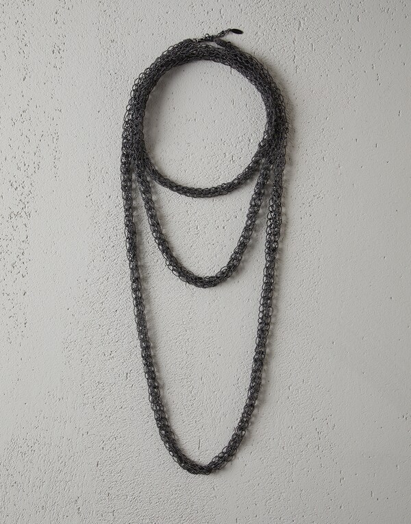 Precious Loops necklace Lignite Woman - Brunello Cucinelli 