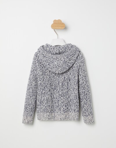 Hooded Cardigan - Back view