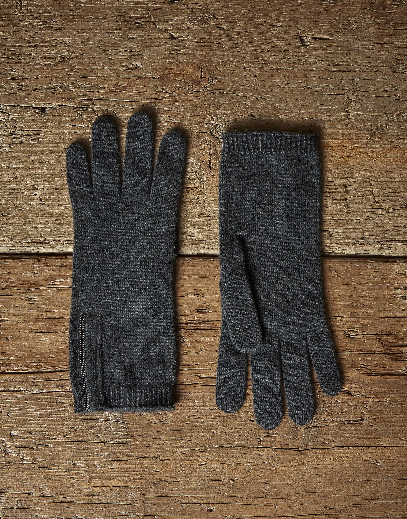 Gloves Lignite Woman 0 - Brunello Cucinelli