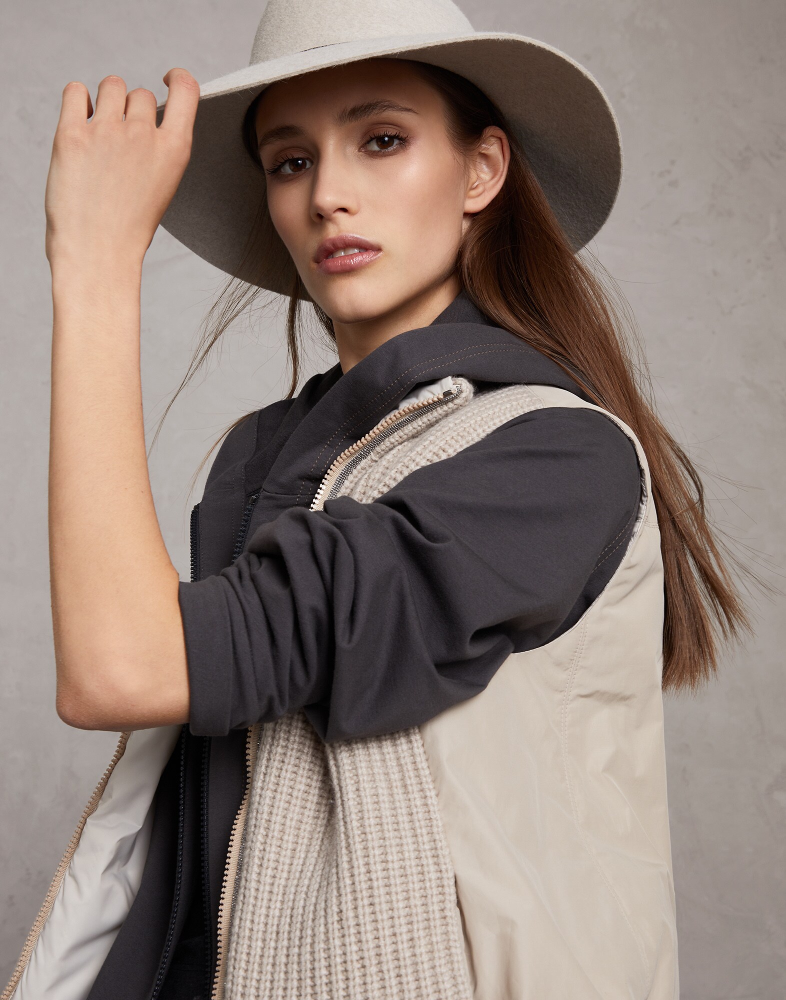 Knit Down Jacket - Editorial view