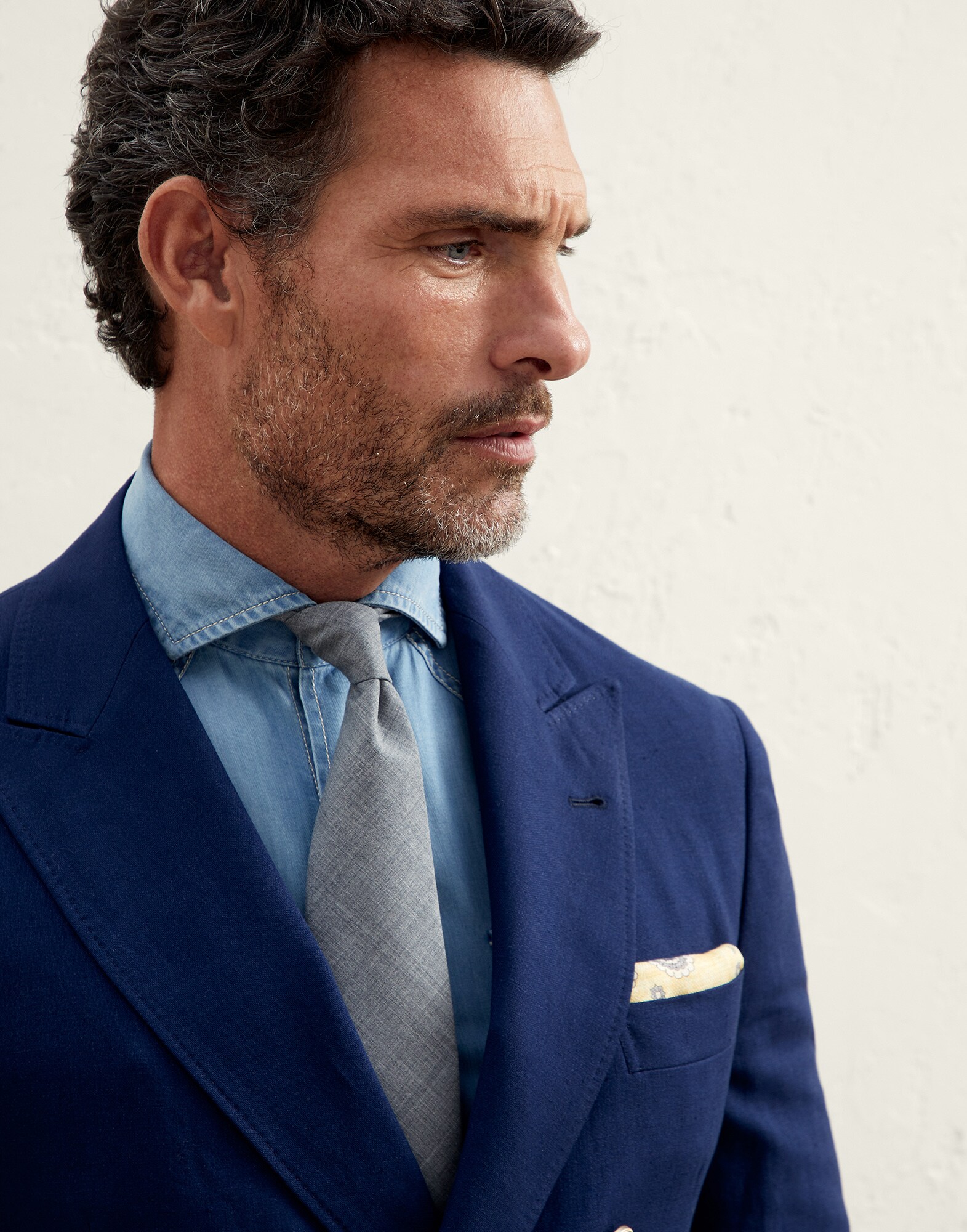 Wool necktie
                            Medium Grey Man - Brunello Cucinelli
                        