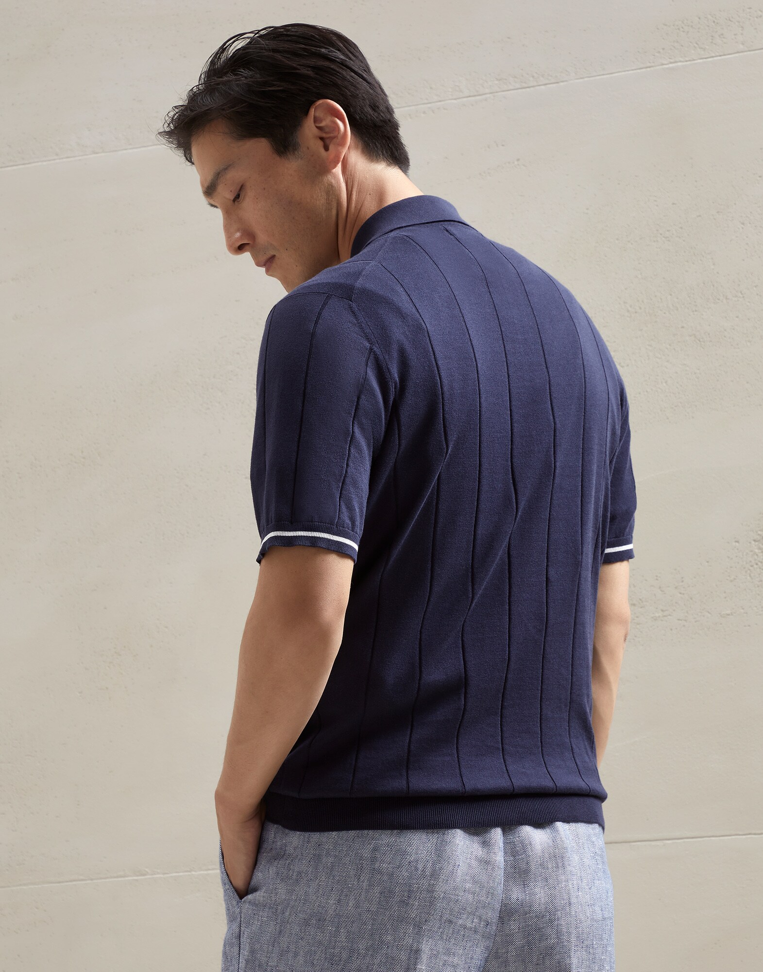 Polo-Style Sweater - Back view