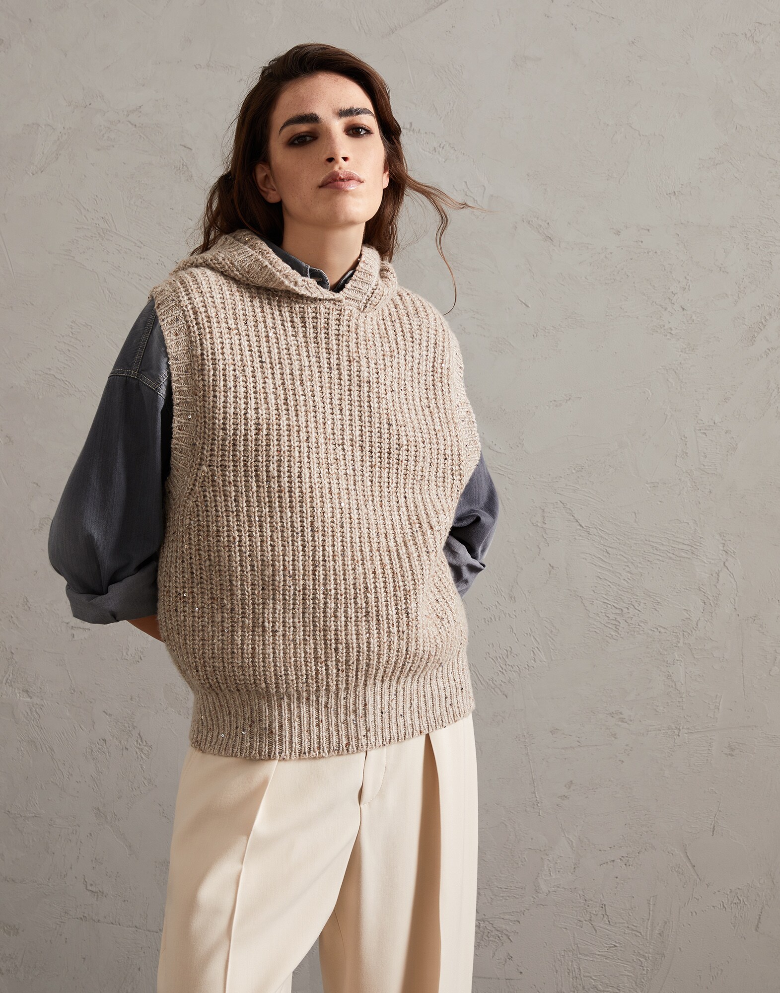 Hooded Sweater - Front view