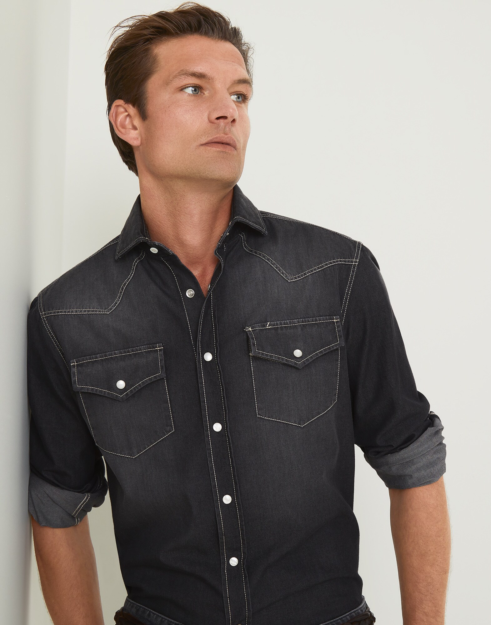 Denim Shirt - Editorial