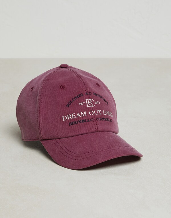 Baseball cap with embroidery Red Man - Brunello Cucinelli 