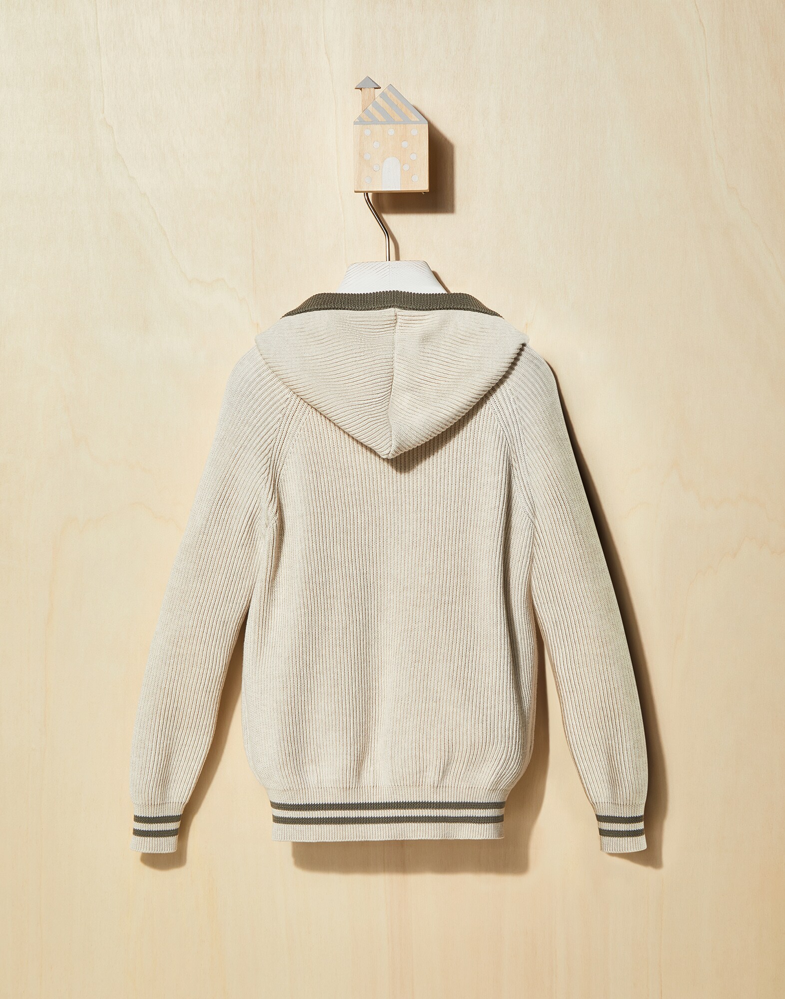 Hooded Cardigan - Back view