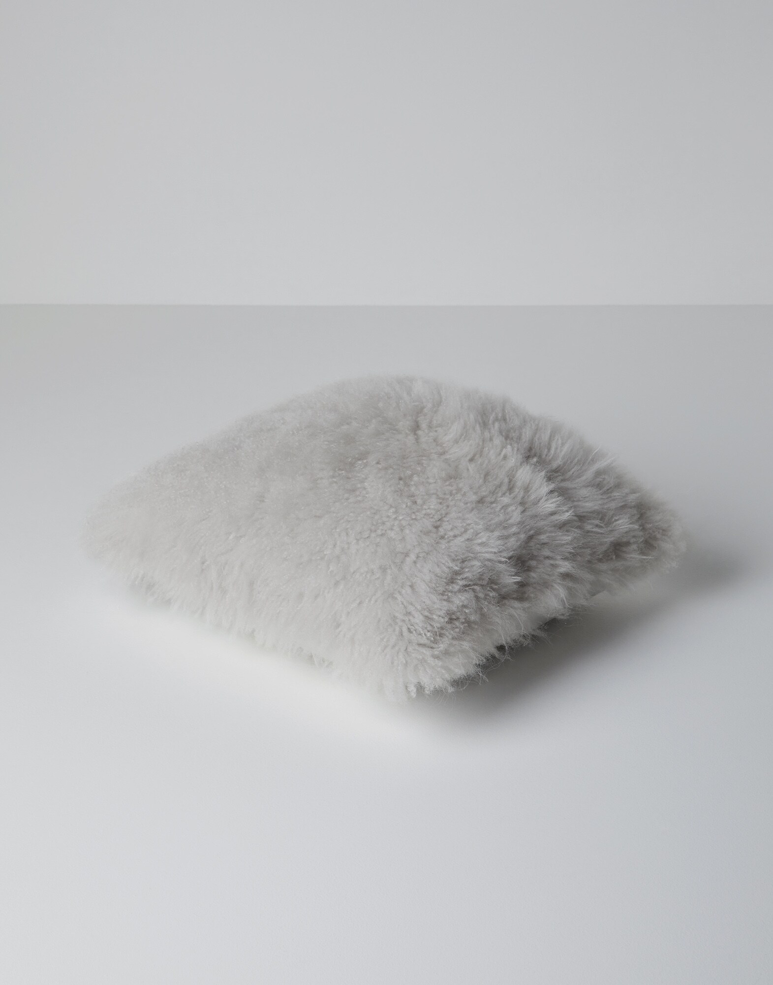 Shearling cushion