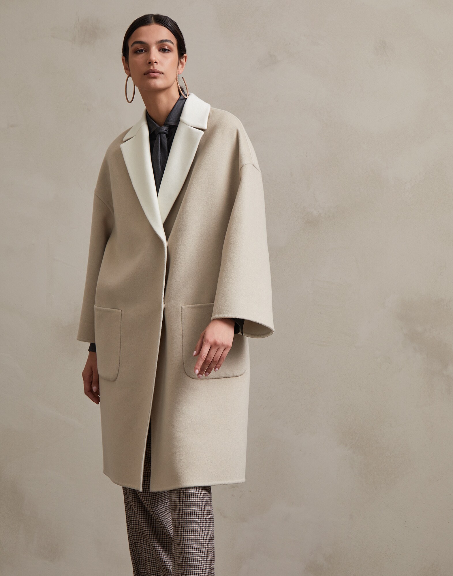 Coat Natural Woman 1 - Brunello Cucinelli