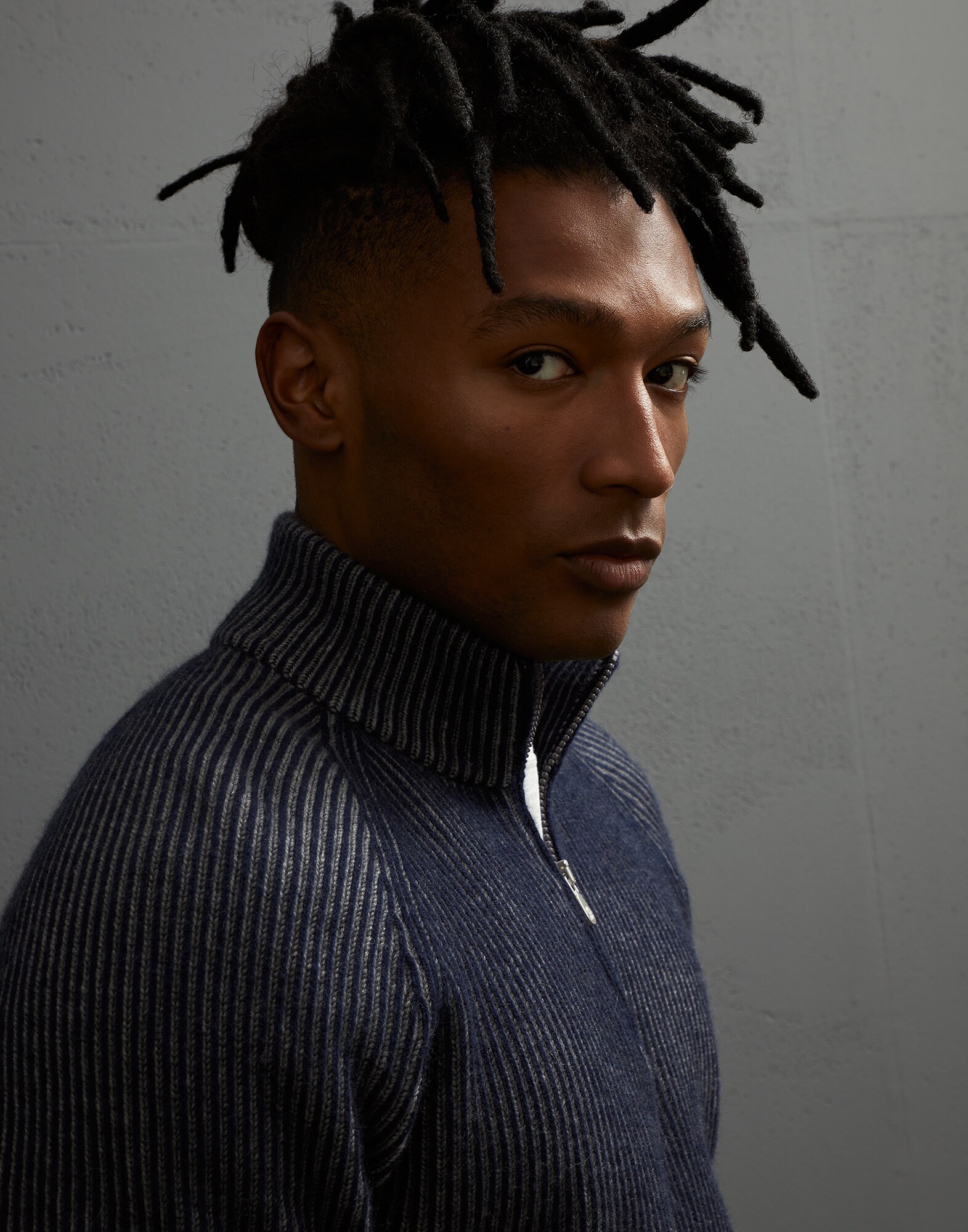 Zip Neck Sweater - Detail view