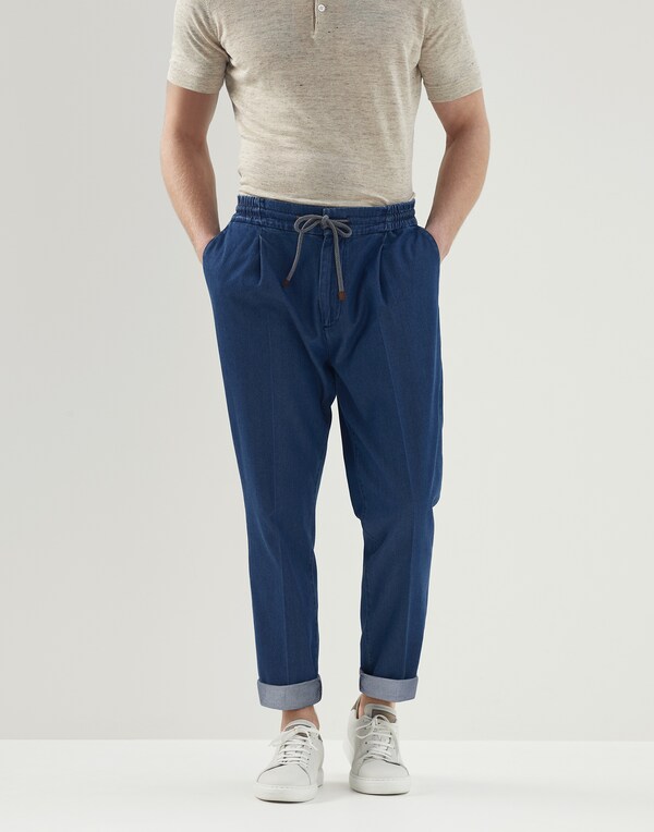 Denim trousers Dark Denim Man - Brunello Cucinelli