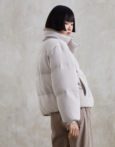 Knit Down Jacket - Back view