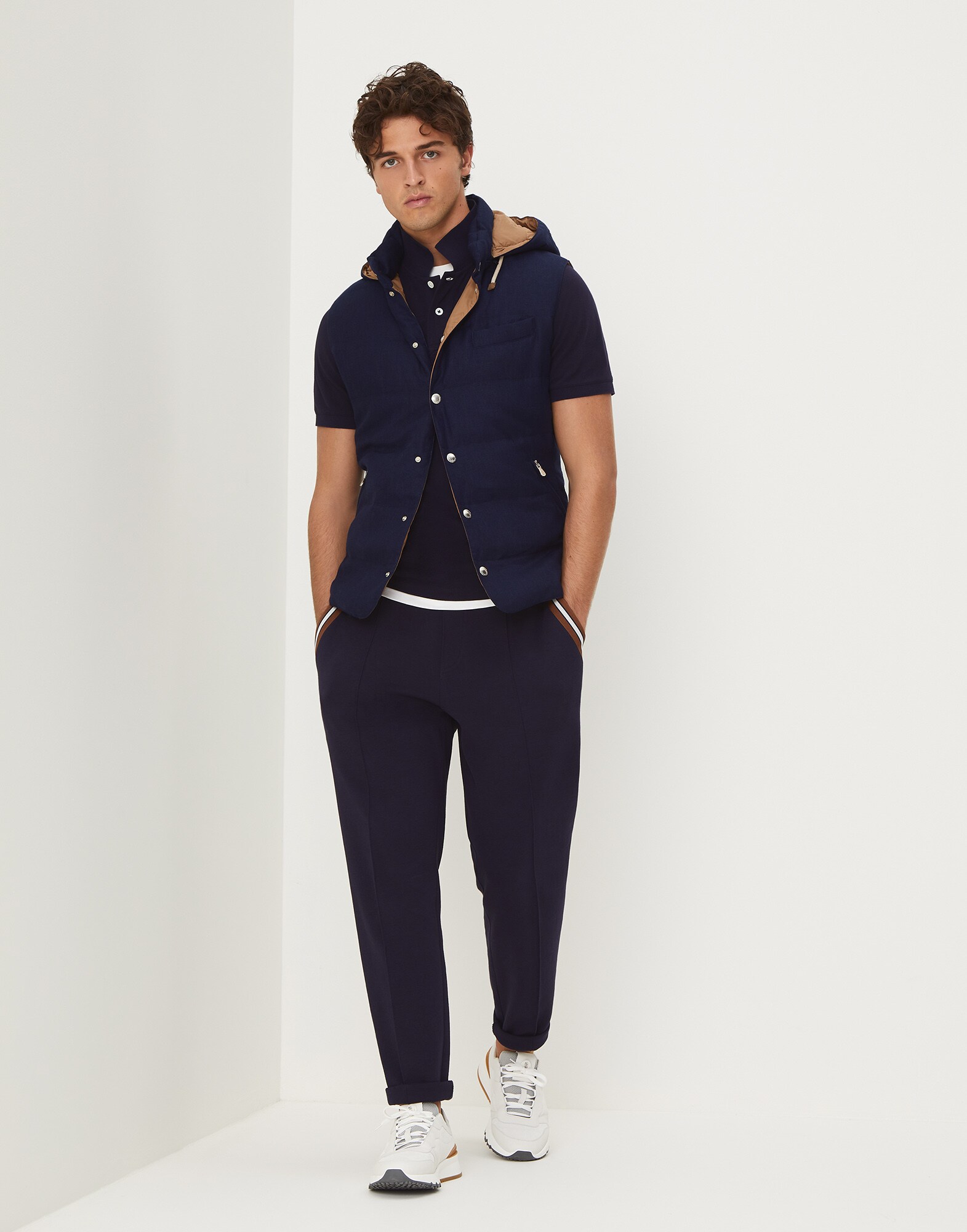 Down Sleeveless Jacket - Full look