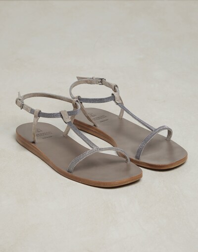 Sandals with Fastening - Front view