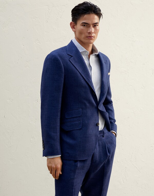 Deconstructed Cavallo blazer Ink Man - Brunello Cucinelli