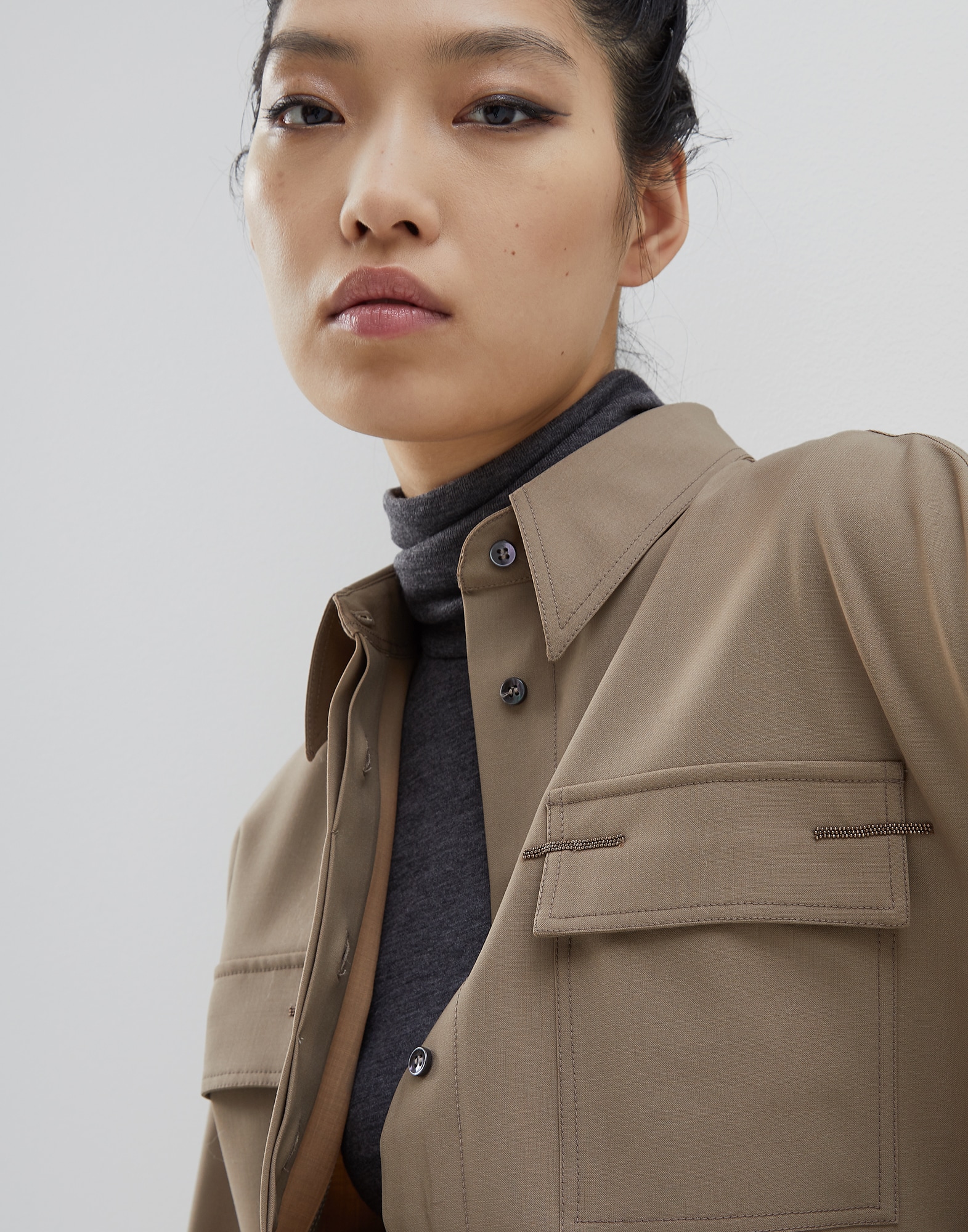 连身衣 棕色 女款 3 - Brunello Cucinelli
