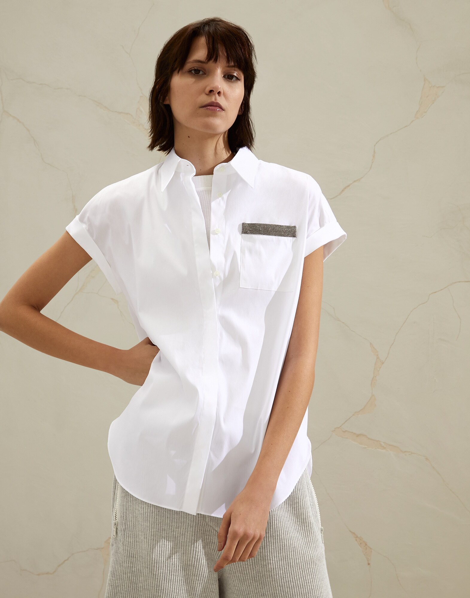Cotton Shirt - Front view