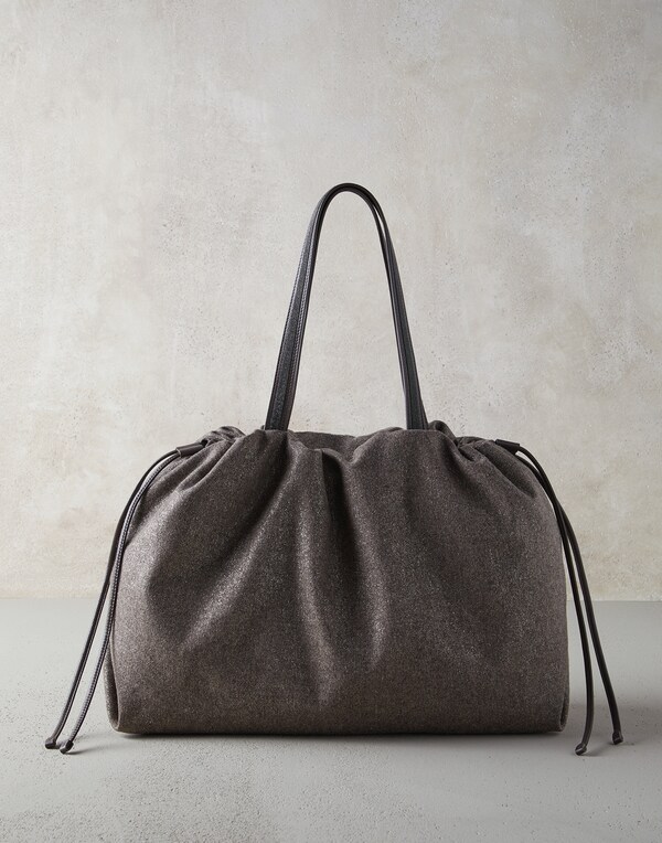 Soft shopper bag Brown Woman - Brunello Cucinelli 