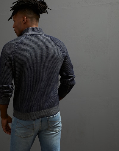 Zip Neck Sweater - Back view