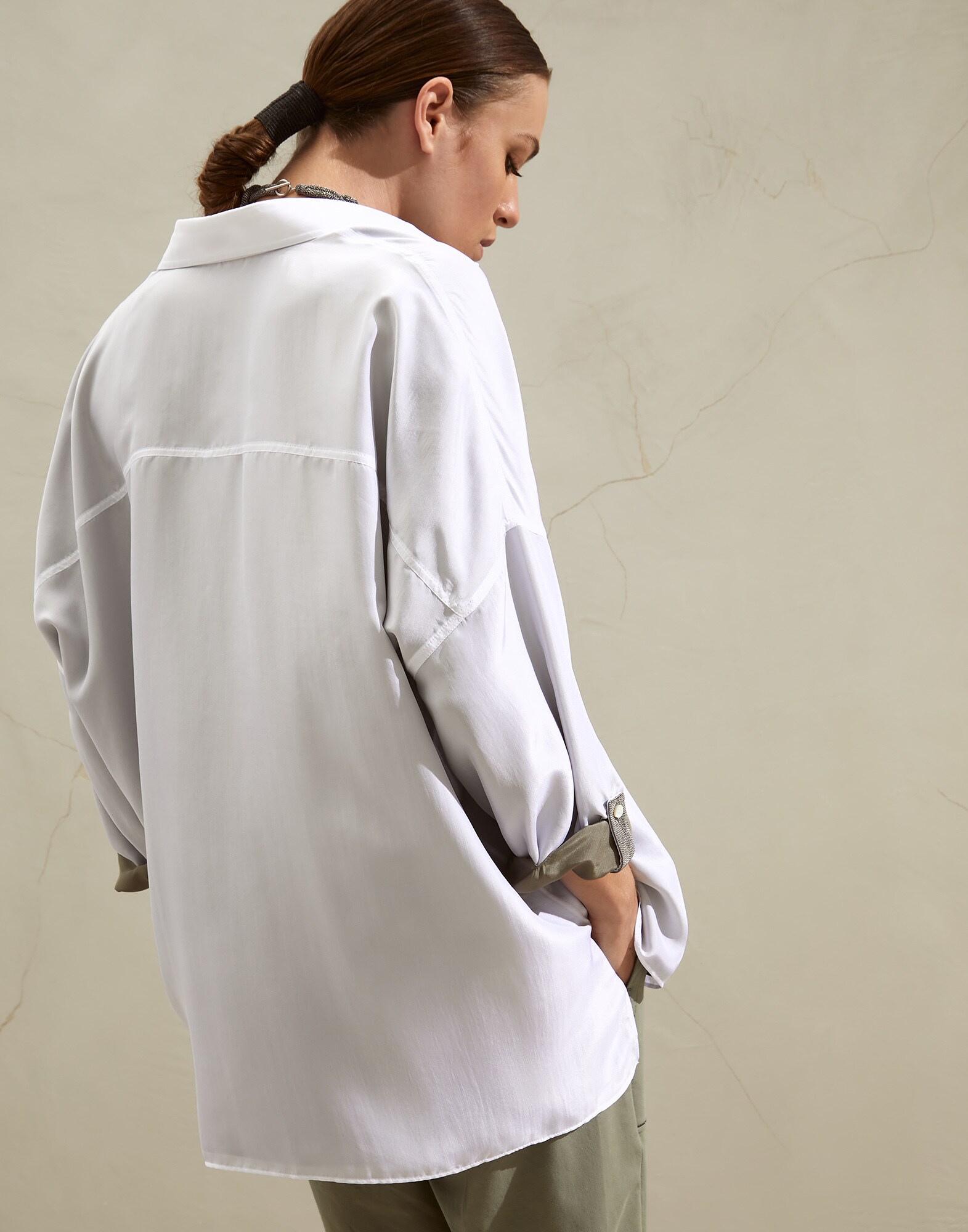 Silk Shirt - Back view