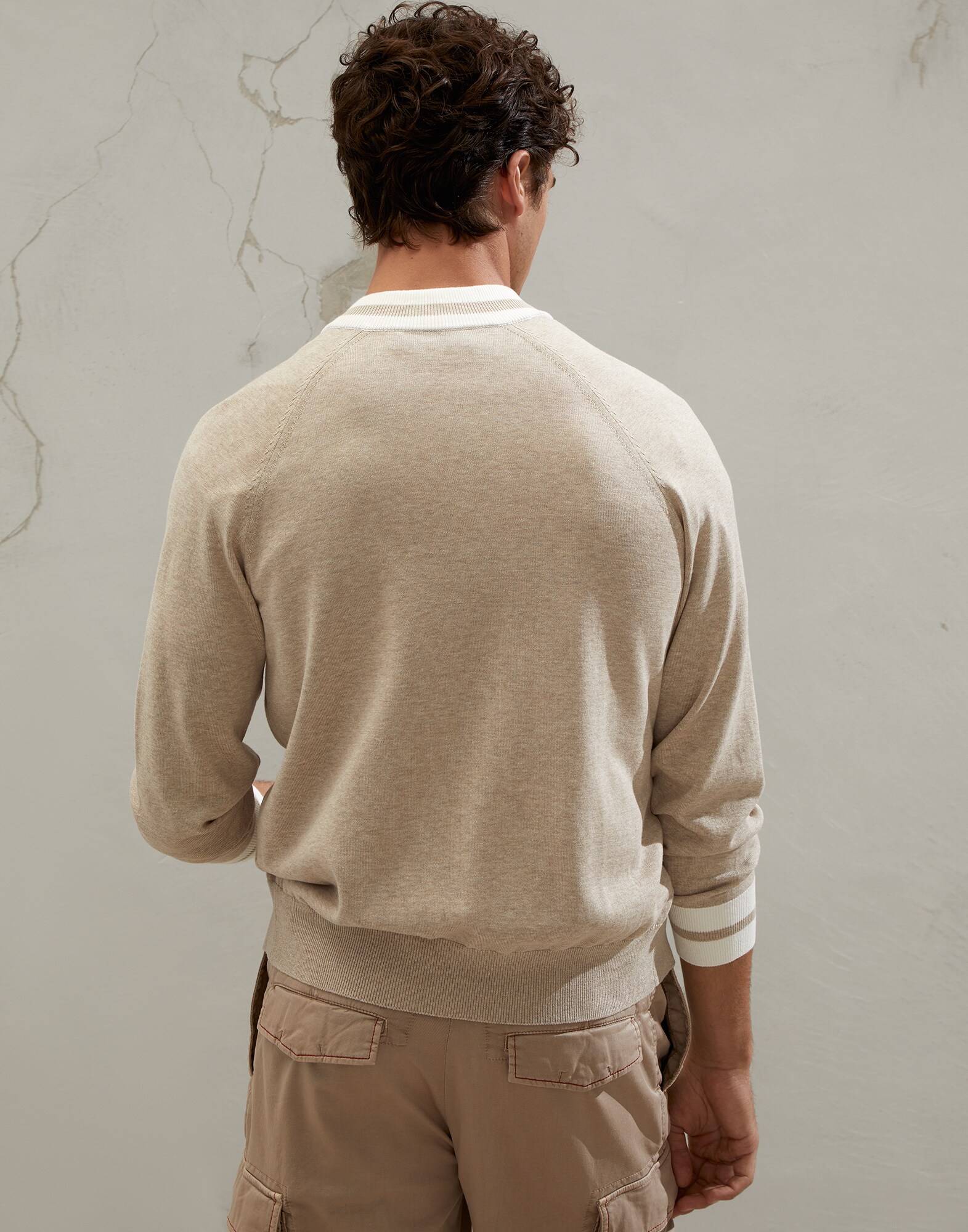 Zip-front Cardigan - Back view