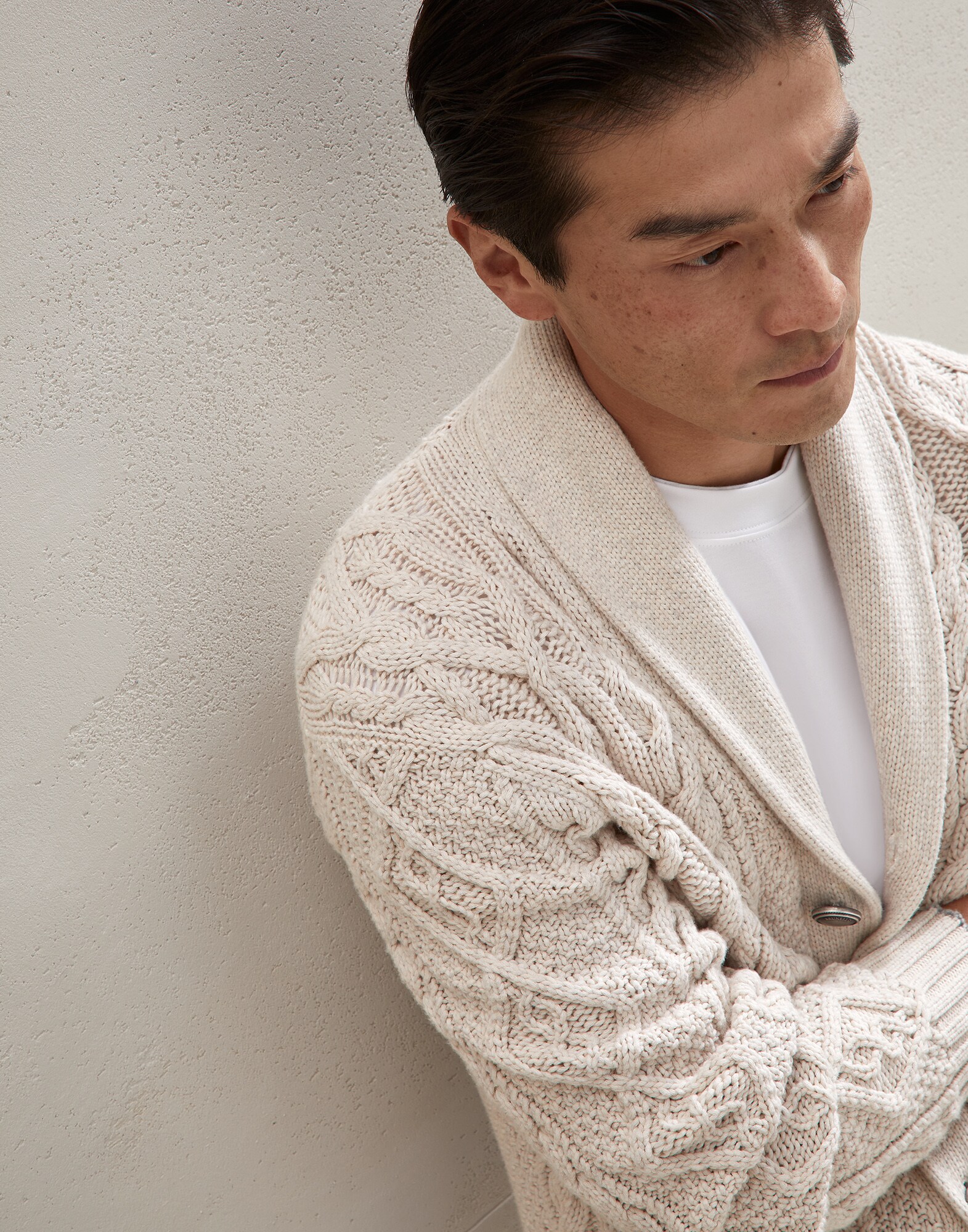 Button-front Cardigan - Detail view