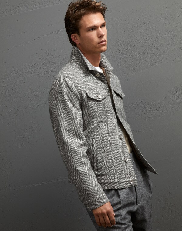 Four-pocket jacket Grey Man - Brunello Cucinelli 