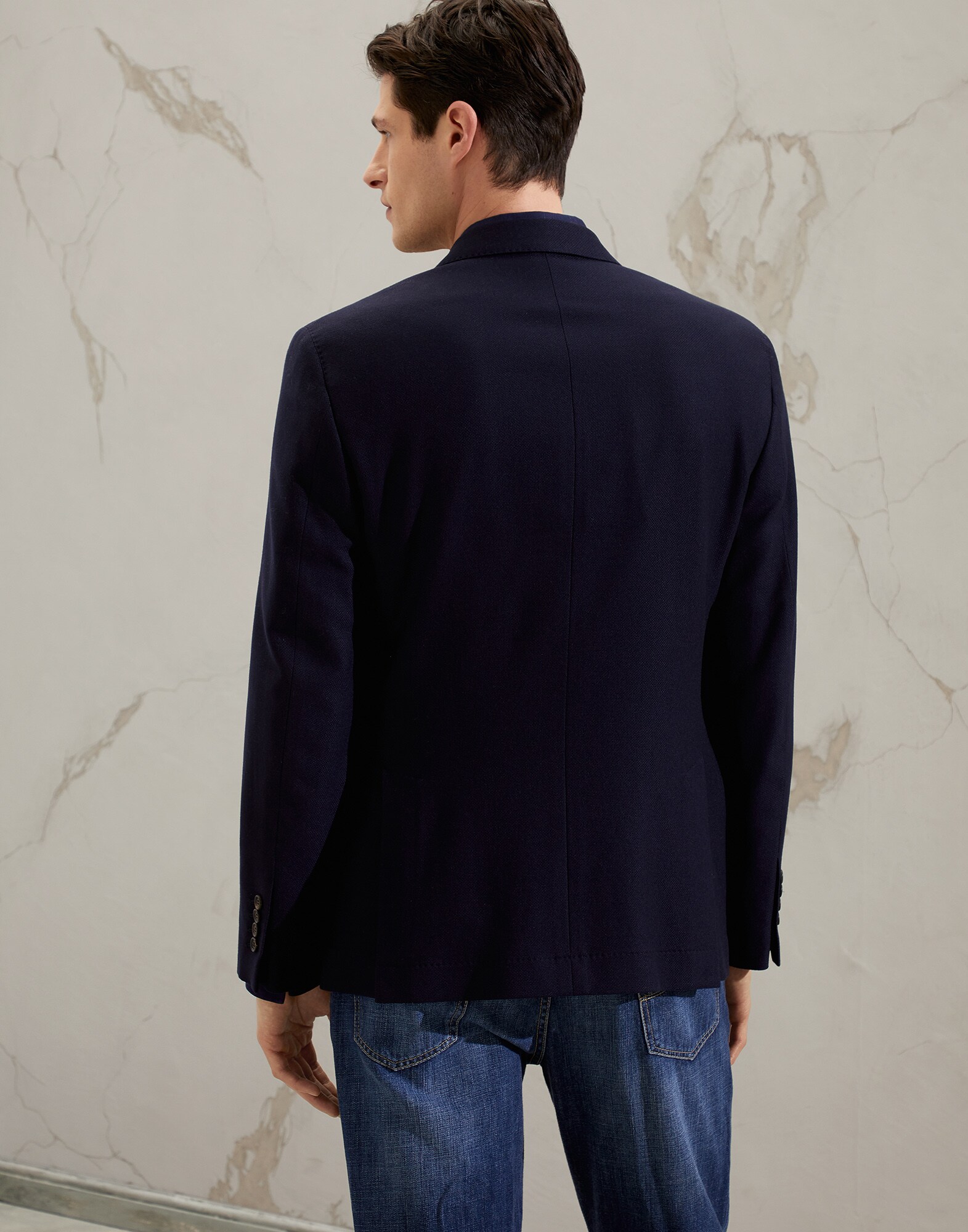 Single Breasted Blazer - Back view