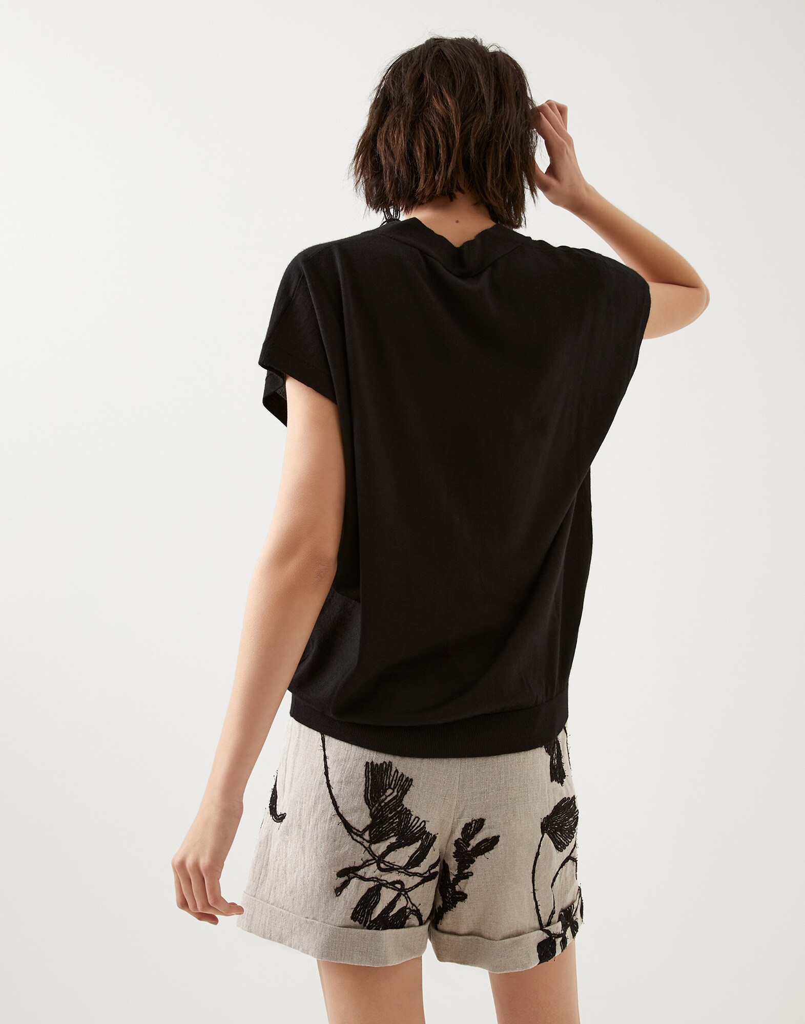 V-neck Sweater - Back view