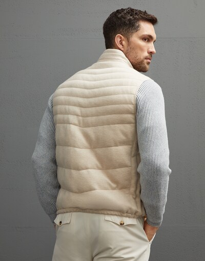 Knit Down Jacket - Back view