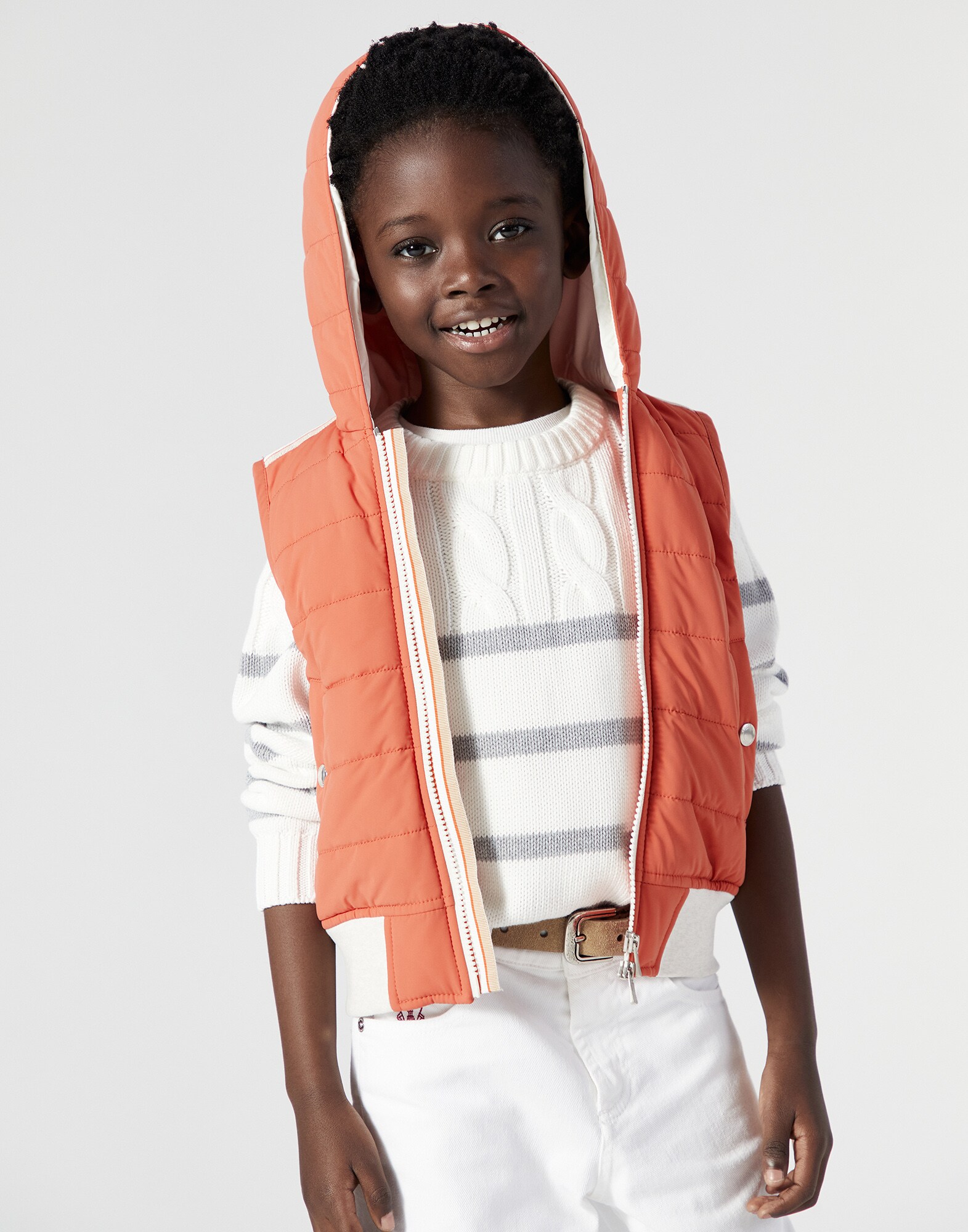 Striped sweater White Boy - Brunello Cucinelli