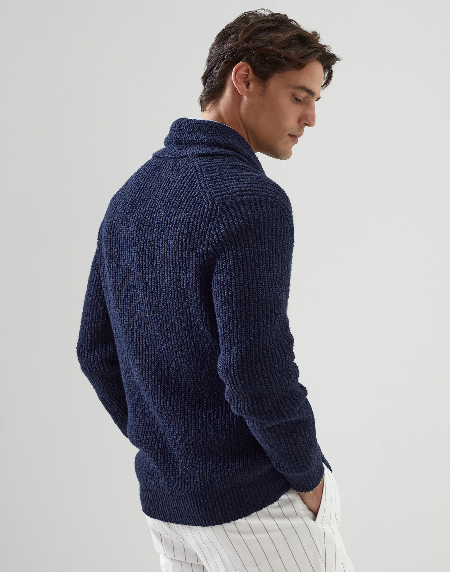 Button-front Cardigan - Back view