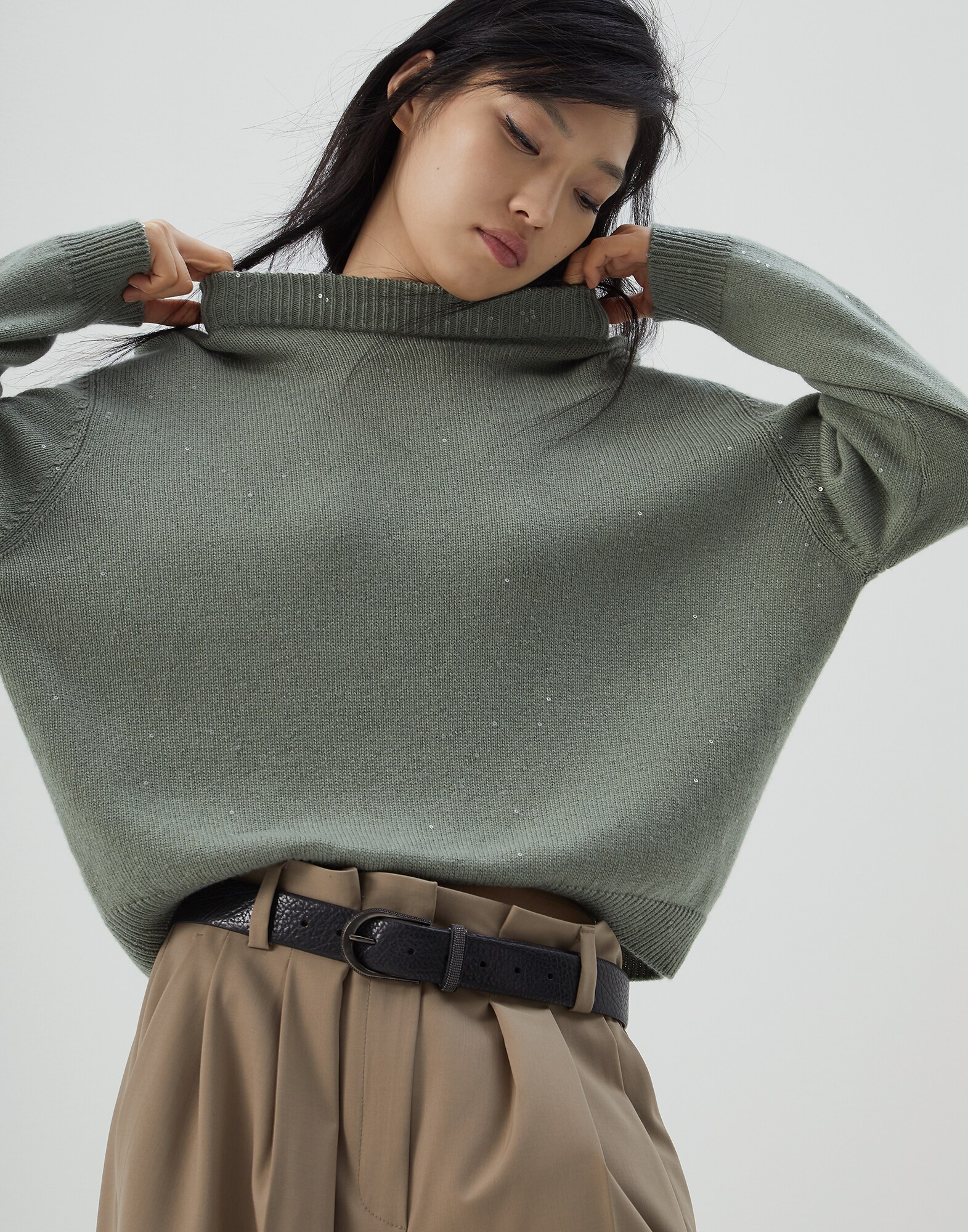 圆领针织衫 - Editorial
