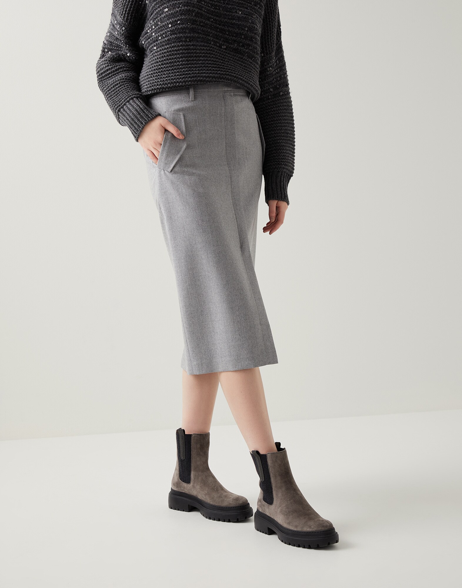 Midi Skirt - Front view