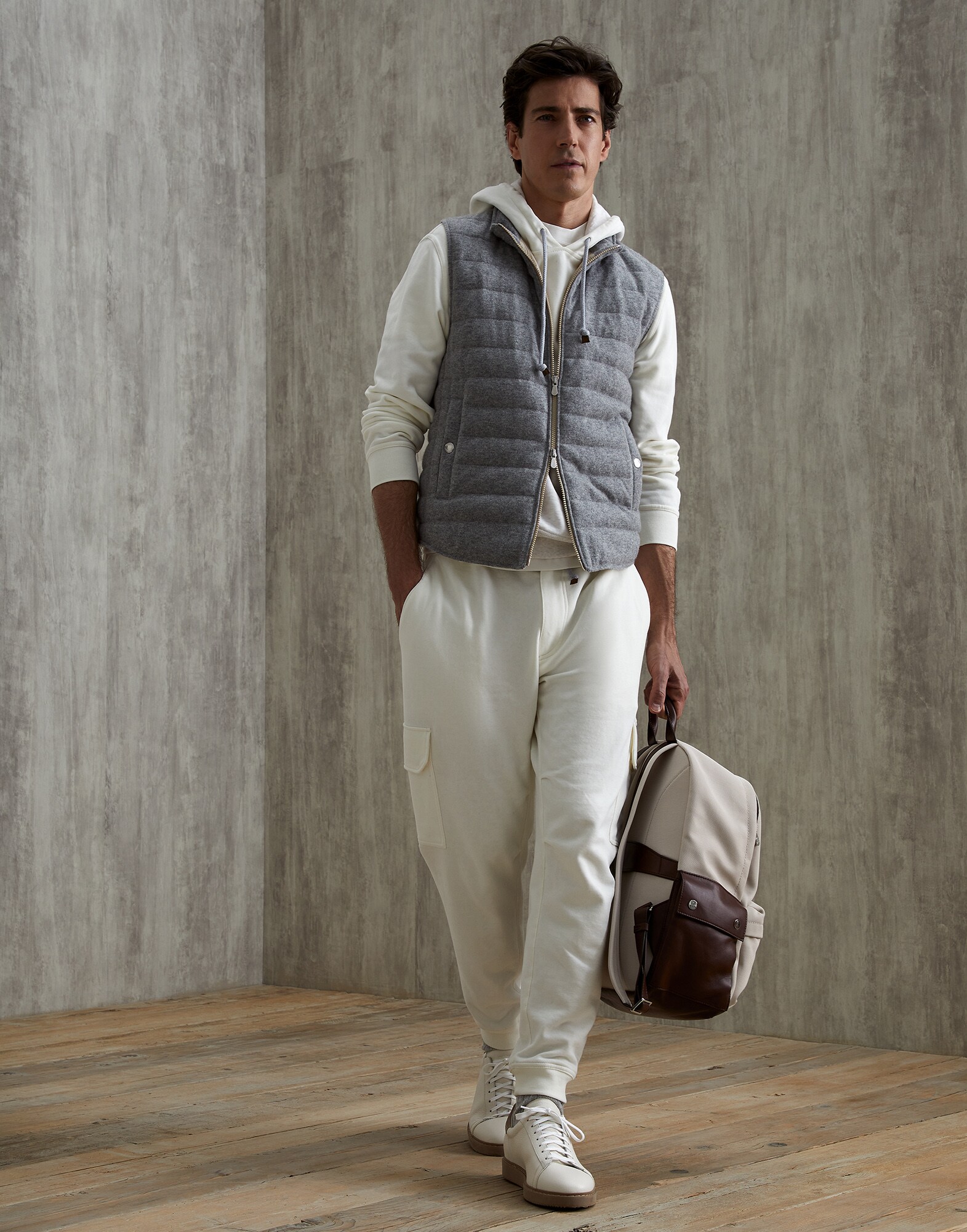 Knit Down Jacket - Full look