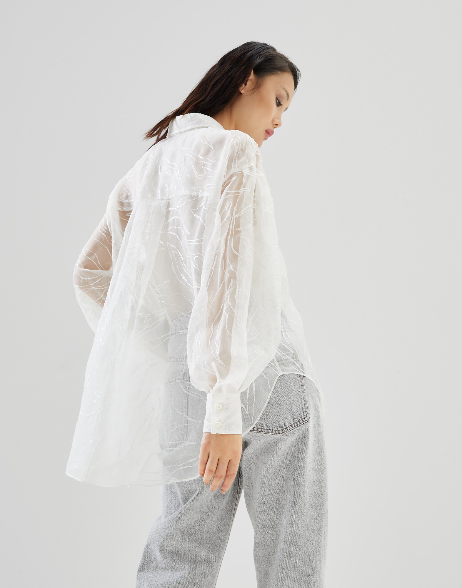 Silk Shirt - Back view