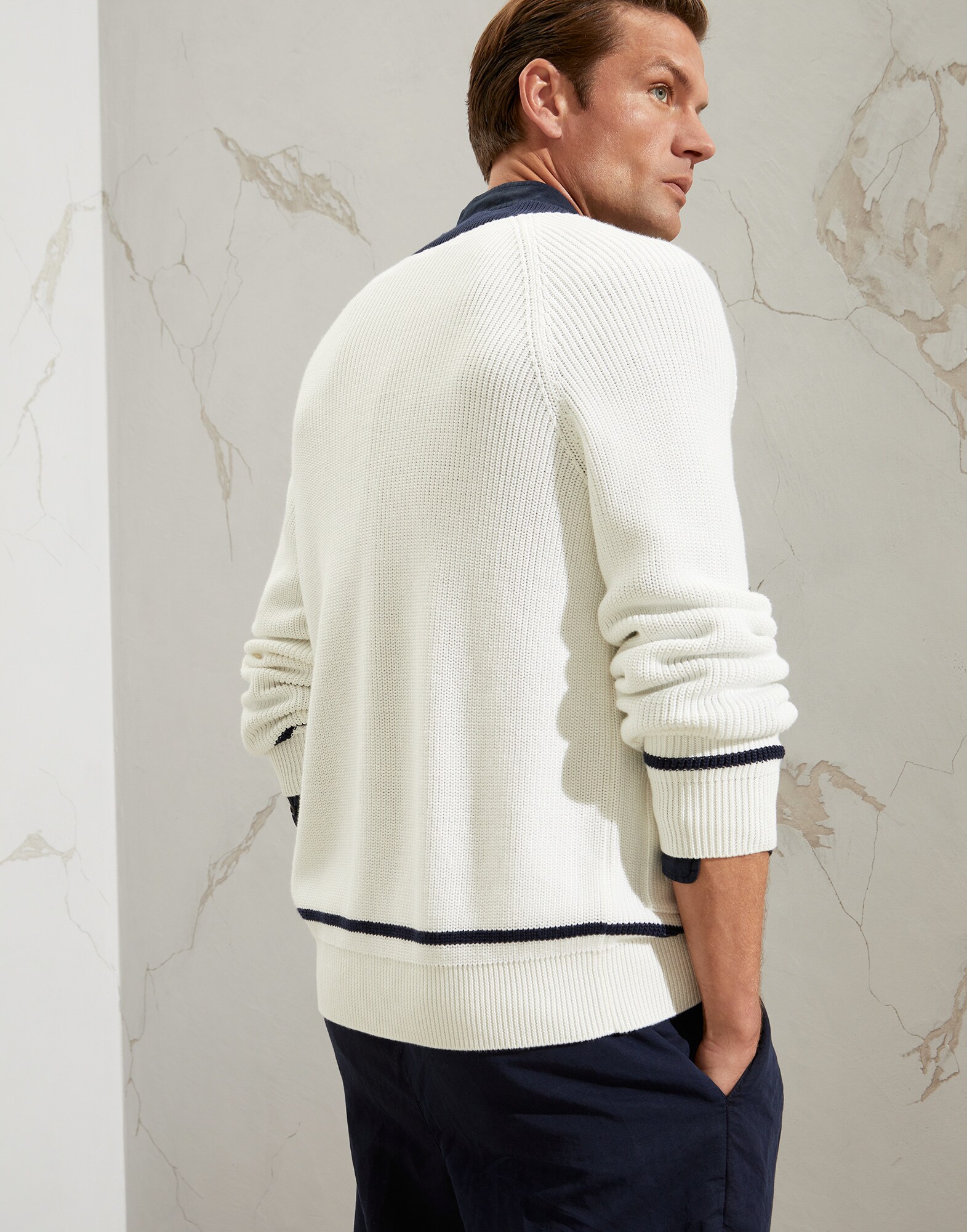 Button-front Cardigan - Back view